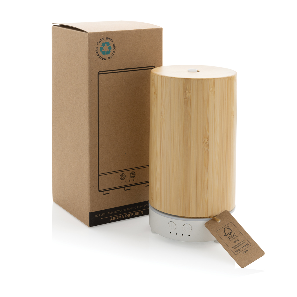 Difusor de aromas de plástico reciclado y bambú RCS