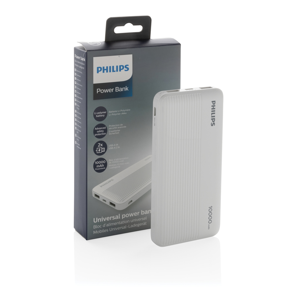 Powerbank fino Philips de 10.000 mAh