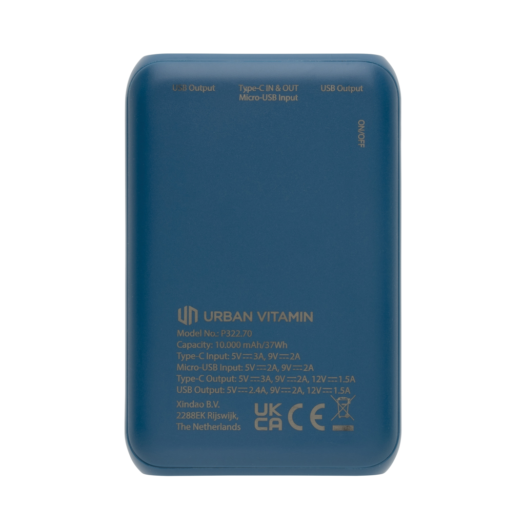 Powerbank Alameda Urban Vitamin de 10.000 mAh PD