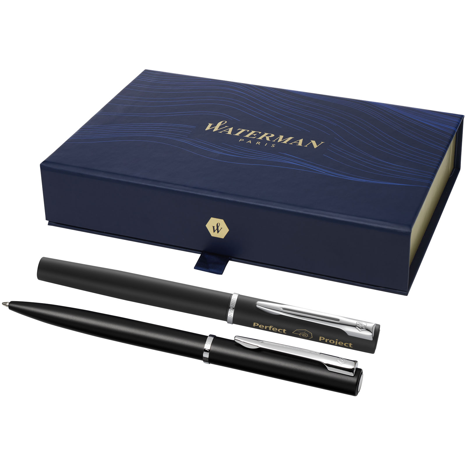 Waterman set de bolígrafo y rollerball Allure (tinta negra)