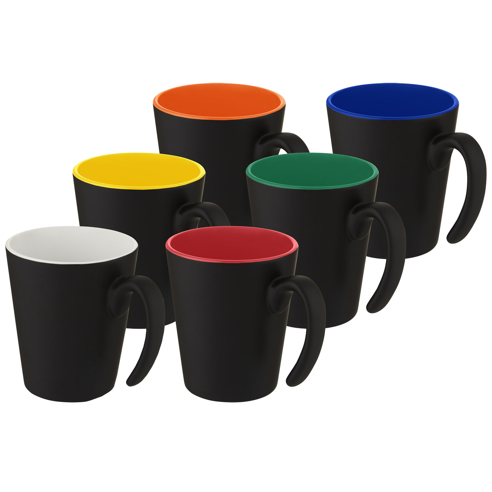 Taza de cerámica con asa de 360 ml Oli