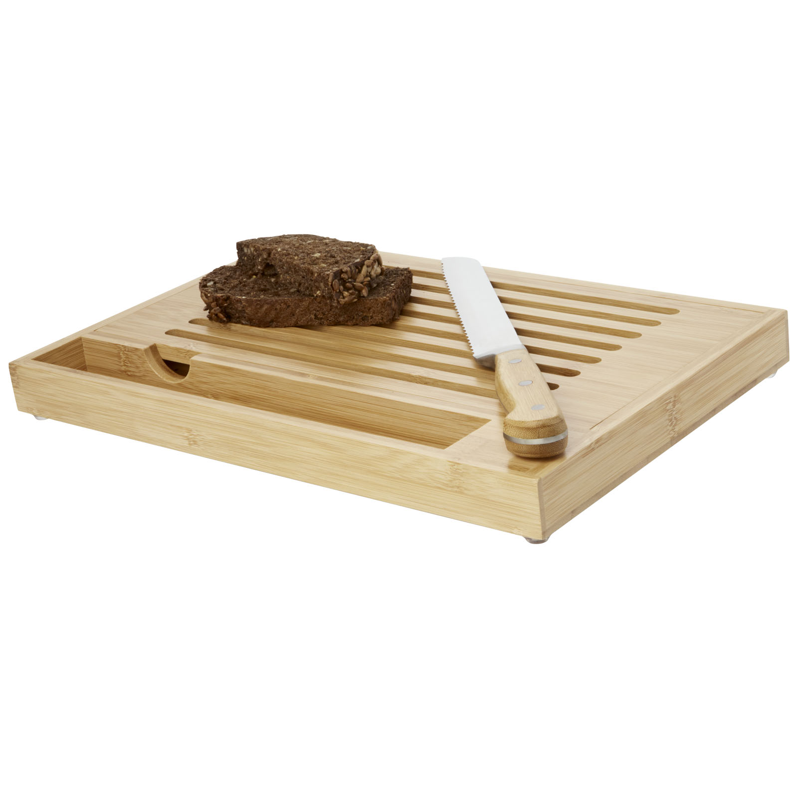 Tabla de cortar de bambú con cuchillo Pao