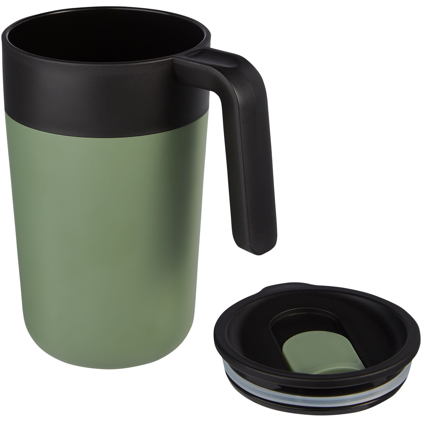 Taza de 400 ml con doble pared reciclada Nordia