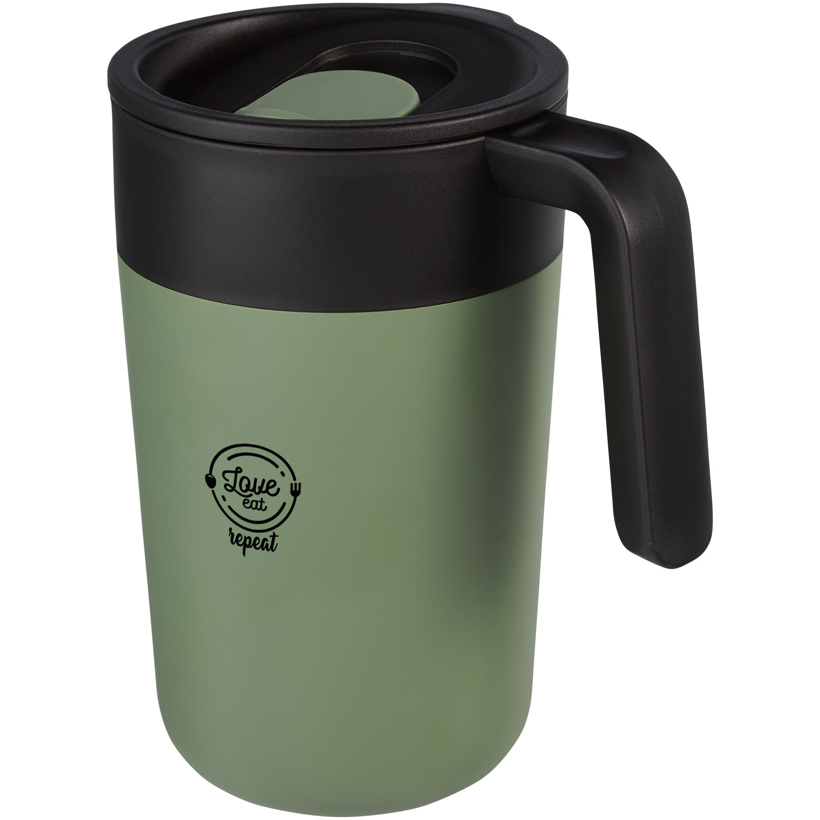 Taza de 400 ml con doble pared reciclada Nordia