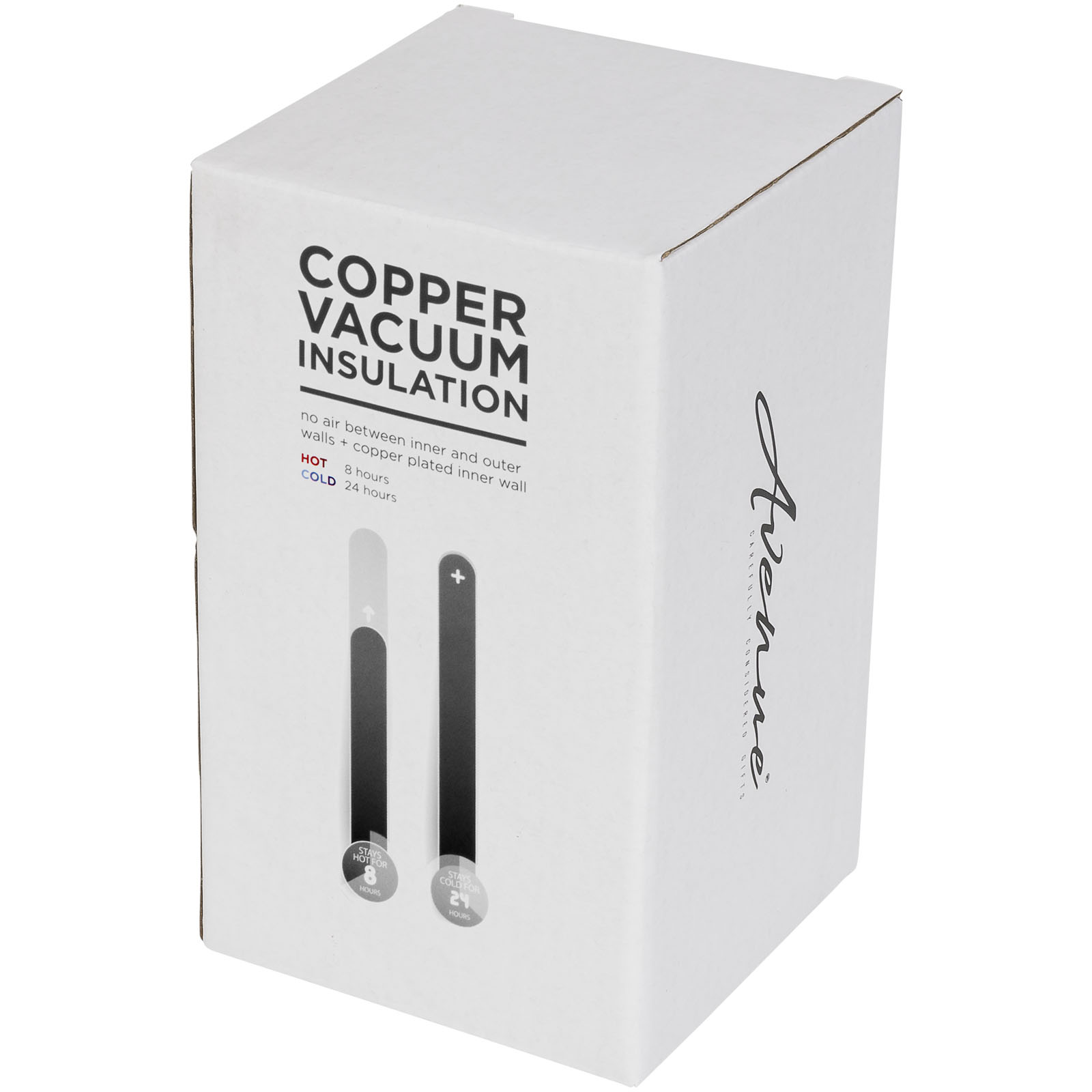 Vaso de 380 ml con aislamiento de cobre al vacío Lagom