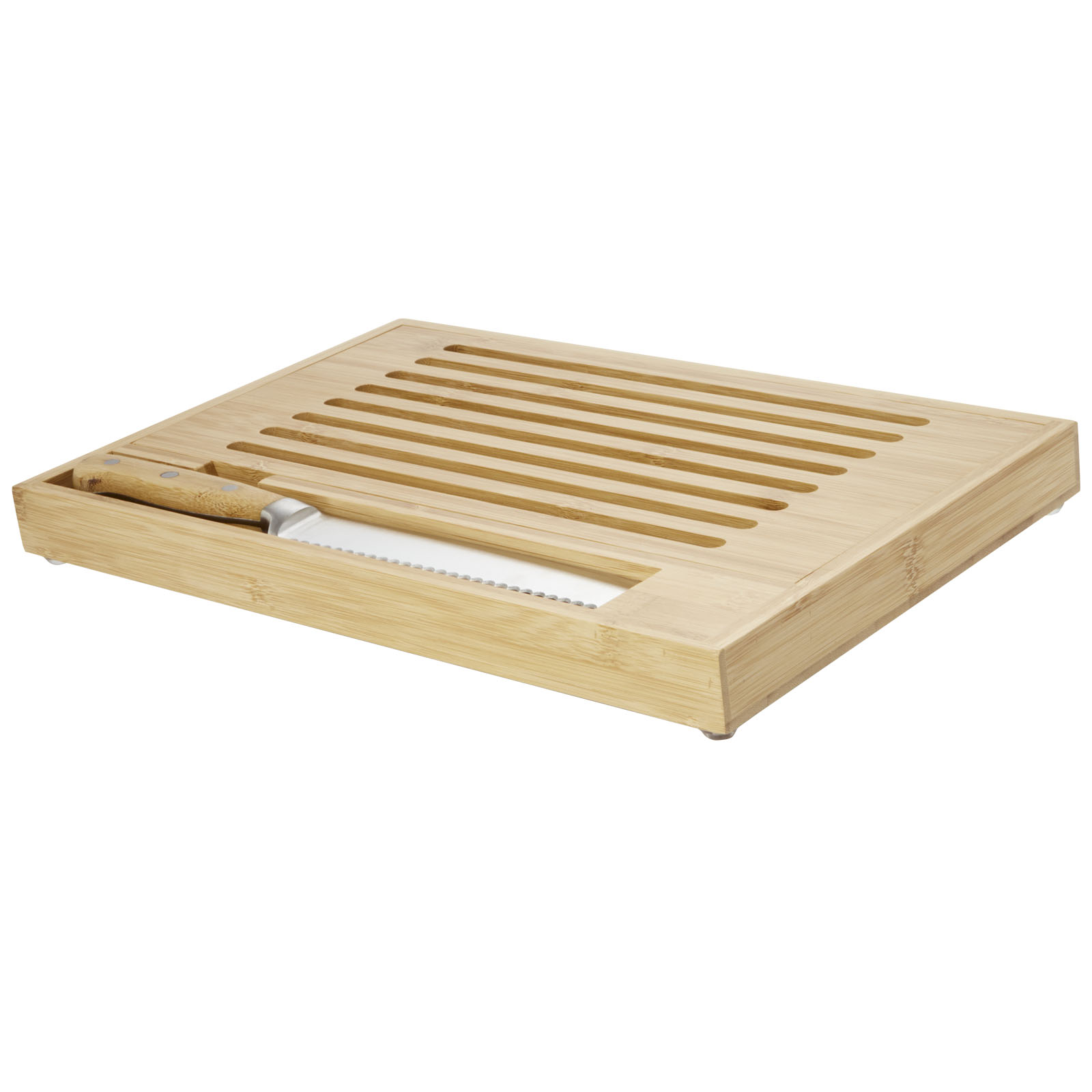 Tabla de cortar de bambú con cuchillo Pao