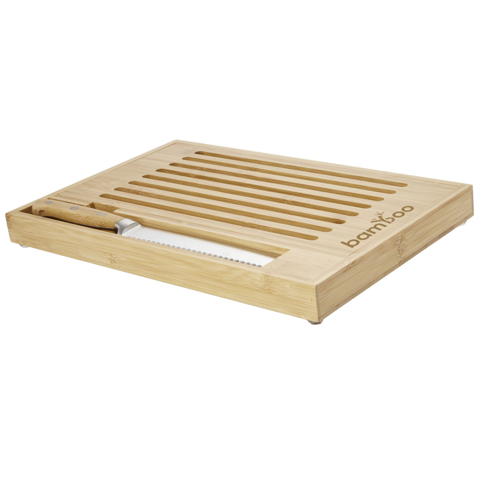 Tabla de cortar de bambú con cuchillo Pao