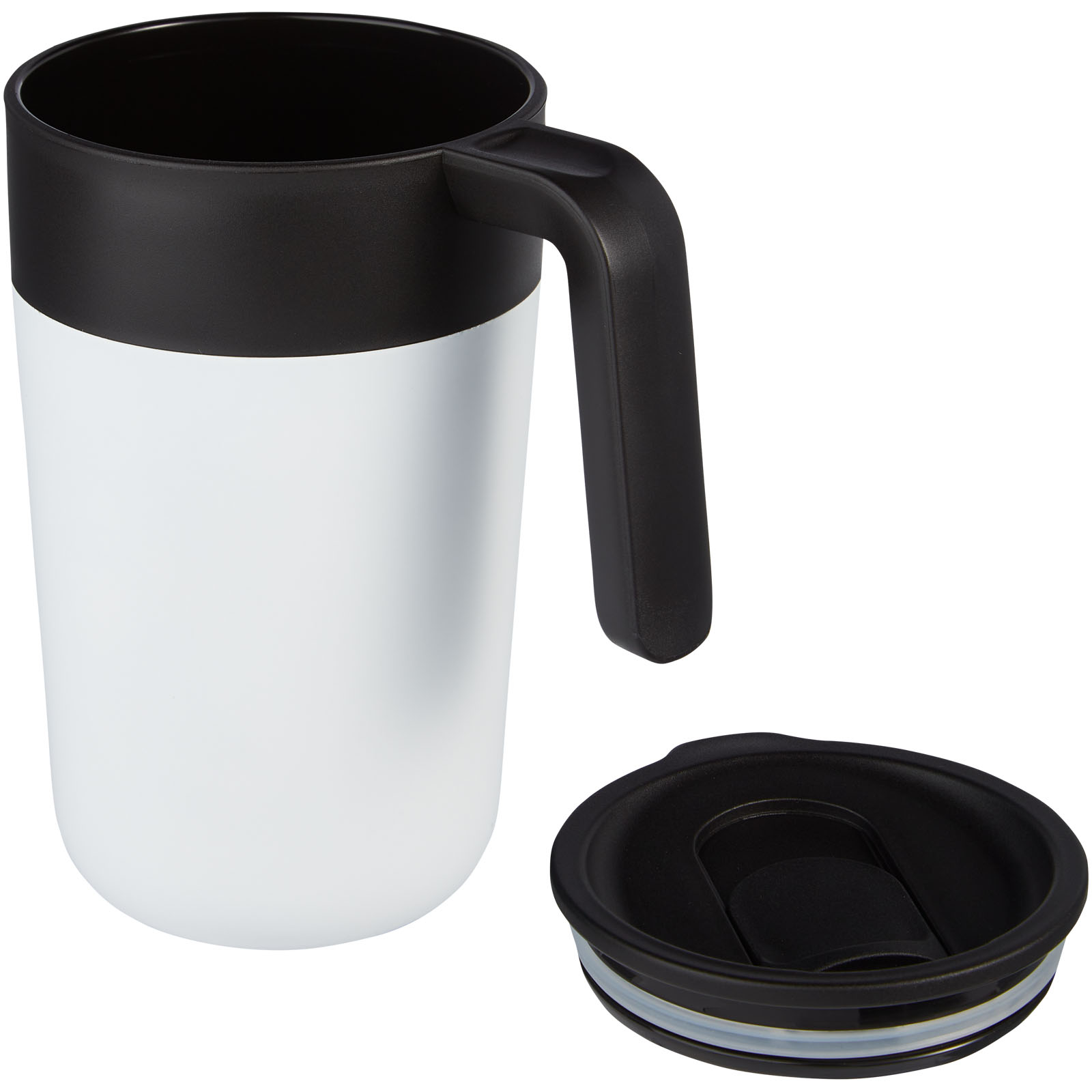Taza de 400 ml con doble pared reciclada Nordia