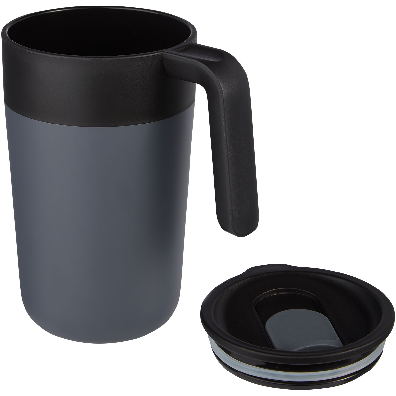 Taza de 400 ml con doble pared reciclada Nordia