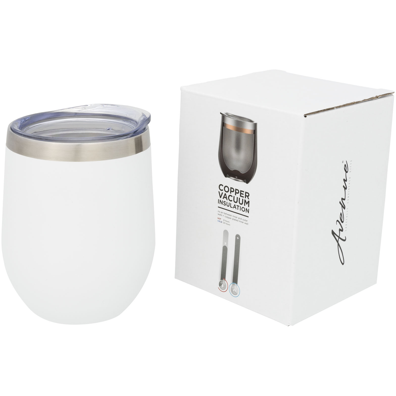 Taza de 350 ml con aislamiento de cobre al vacío Corzo