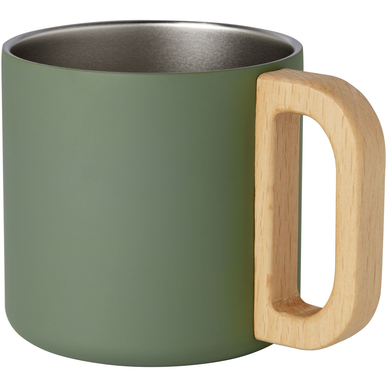 Taza de acero inoxidable reciclado con certificado RCS con aislamiento de cobre de 360 ml Bjorn