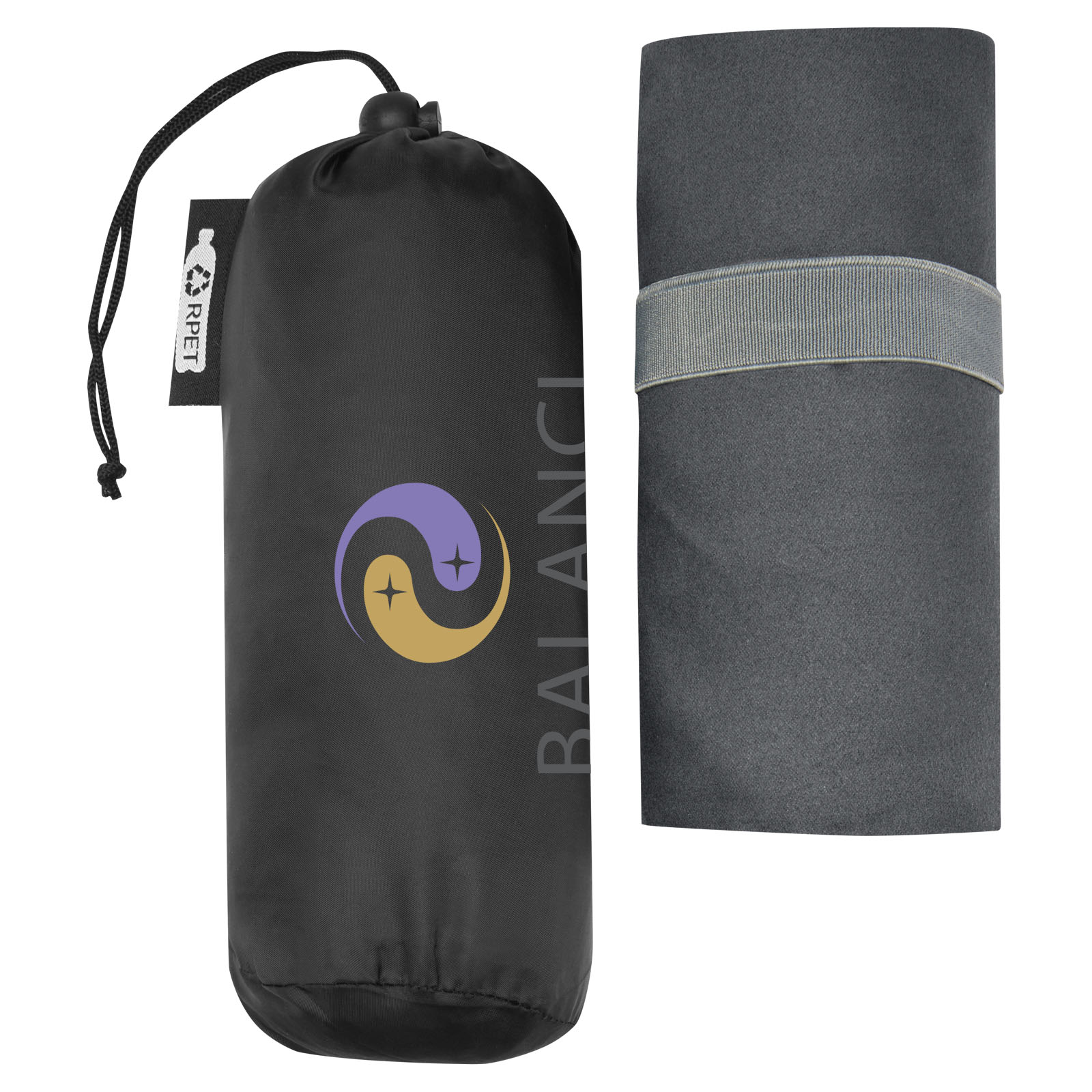 Toalla ultraligera y de secado rápido de PET reciclado 130 x 80 cm Pieter