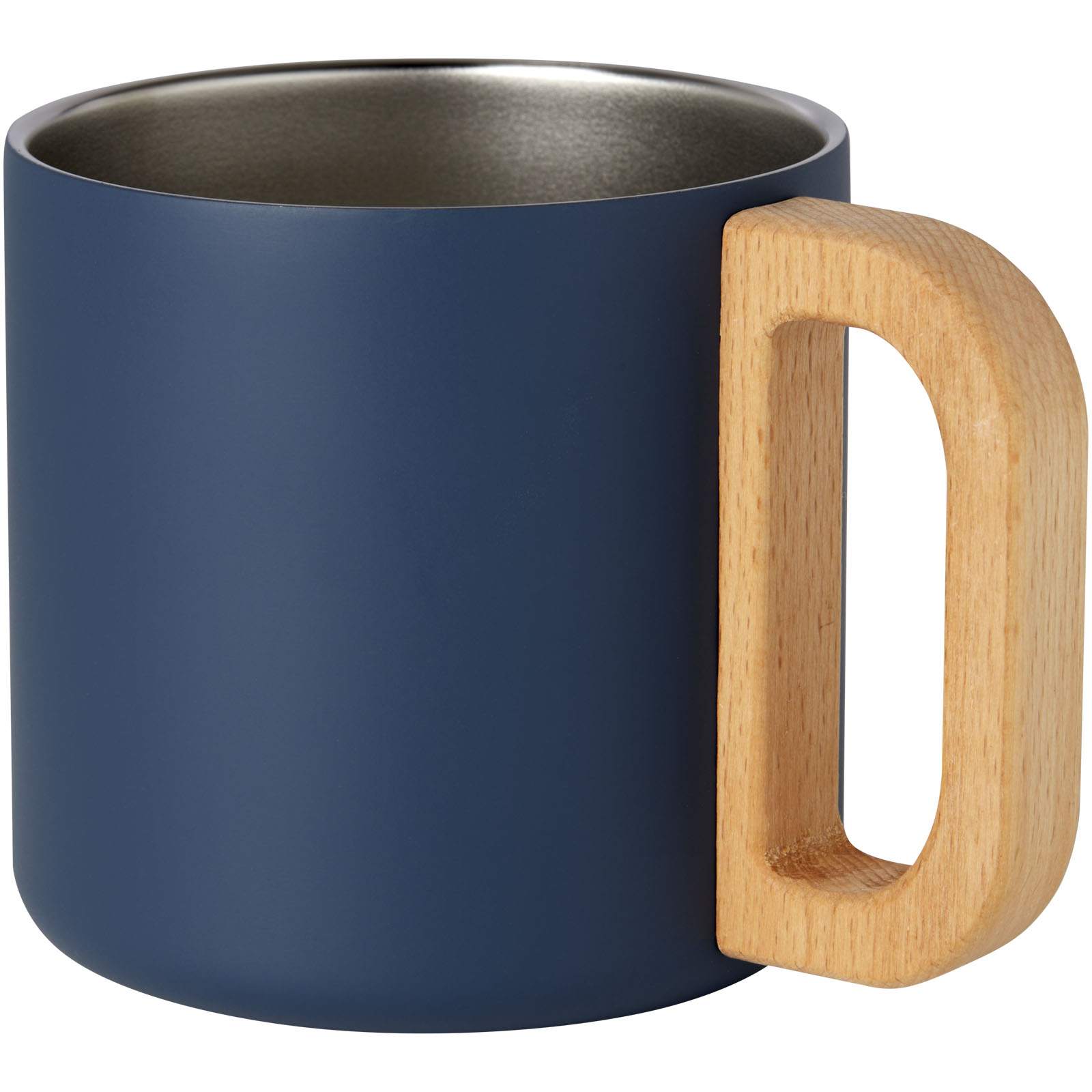 Taza de acero inoxidable reciclado con certificado RCS con aislamiento de cobre de 360 ml Bjorn