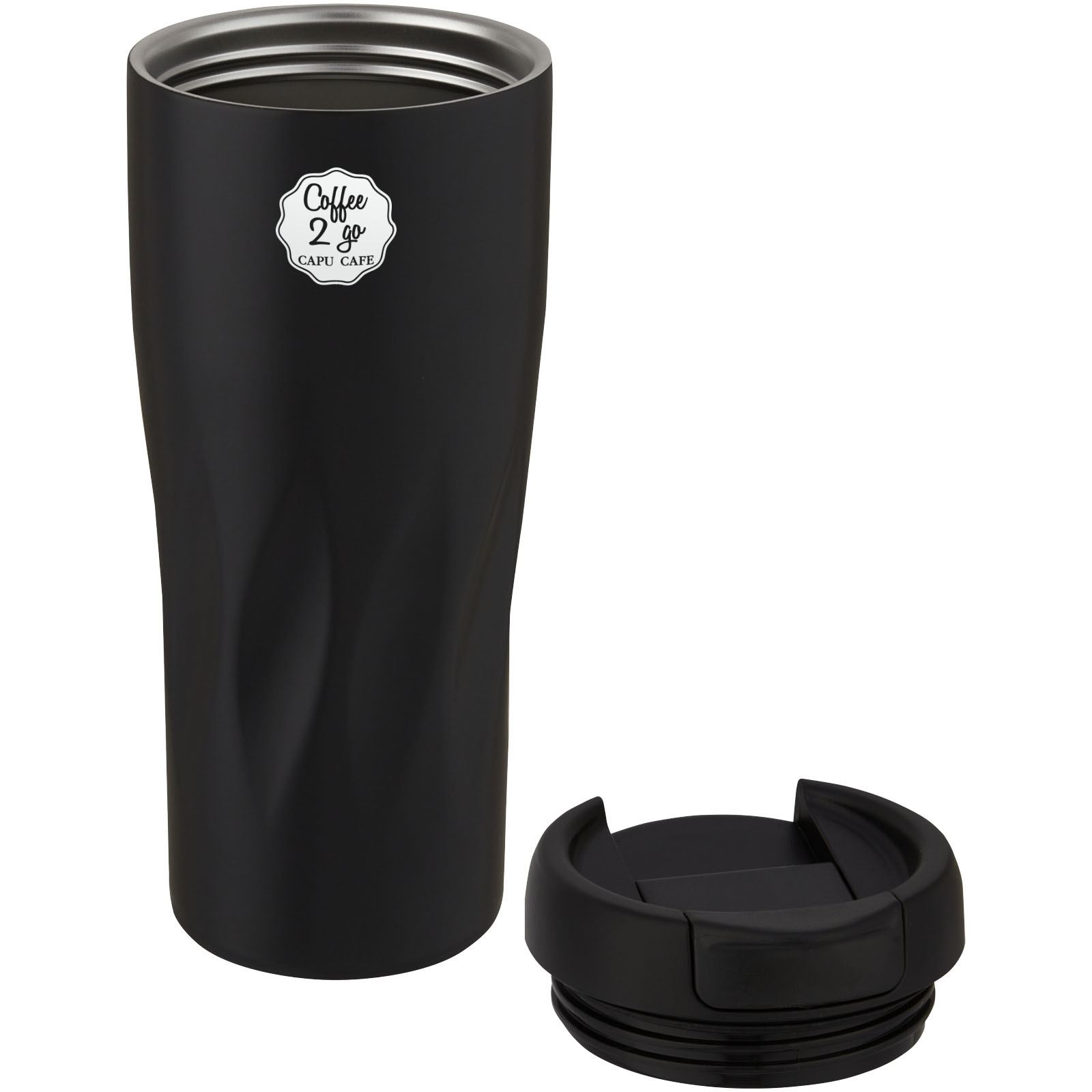 Vaso con aislamiento al vacío de cobre de 450 ml Waves