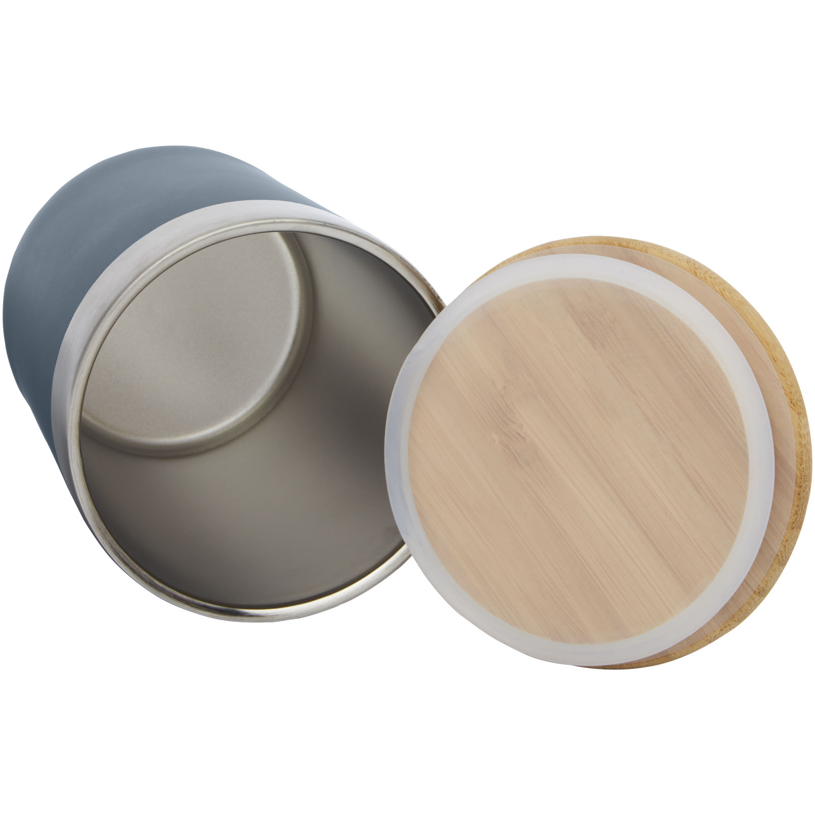 Vaso de 330 ml de acero inoxidable con aislamiento al vacío de cobre y tapa de bambú Lagan
