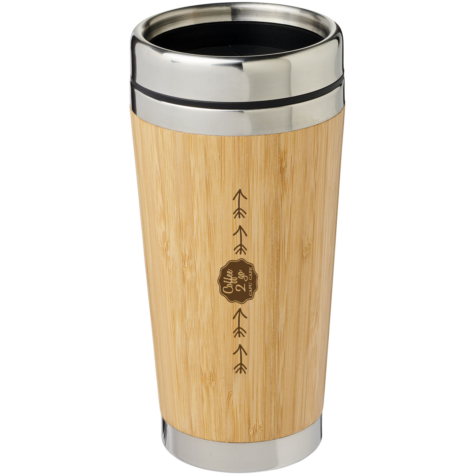 Vaso de 450 ml con exterior de bambú Bambus