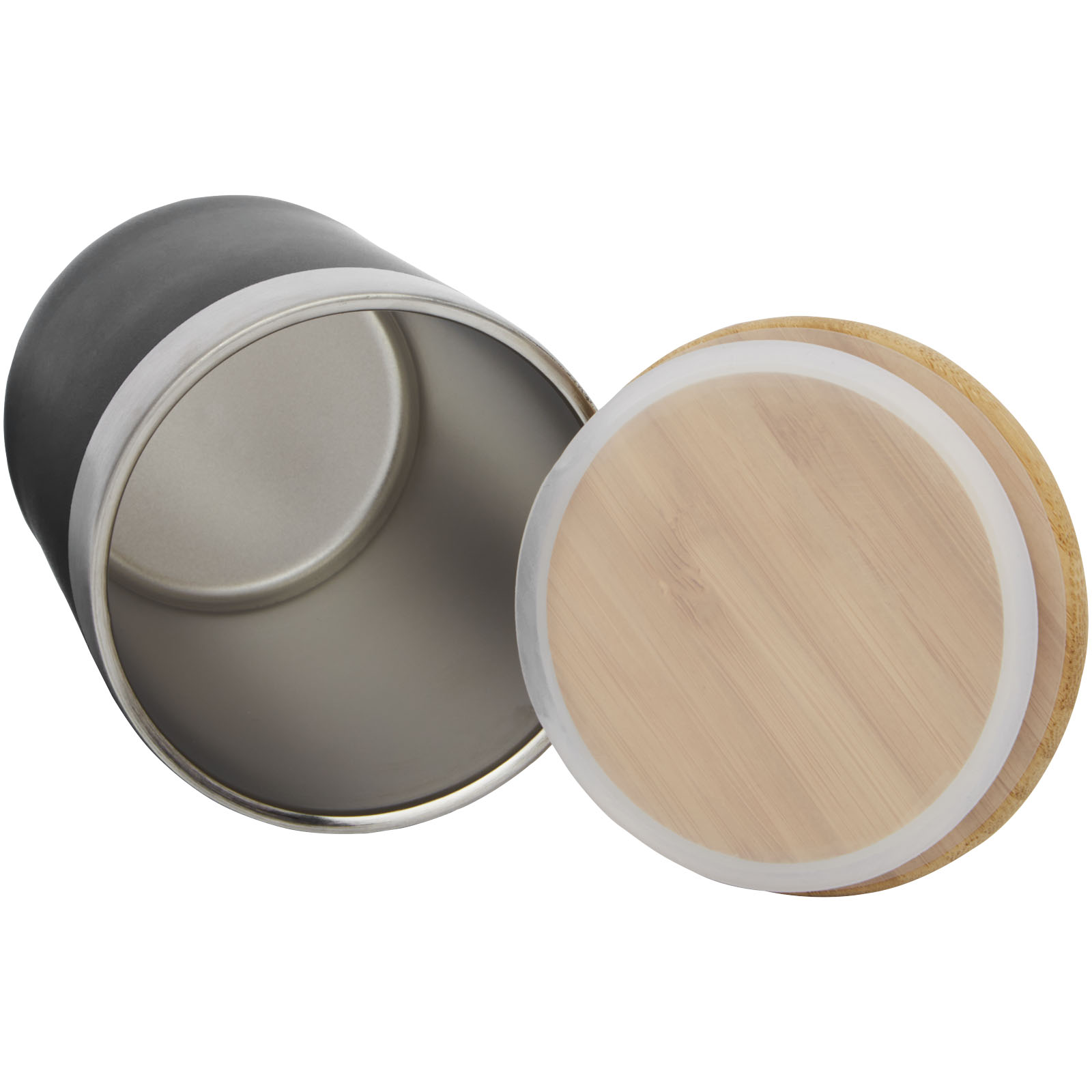 Vaso de 330 ml de acero inoxidable con aislamiento al vacío de cobre y tapa de bambú Lagan
