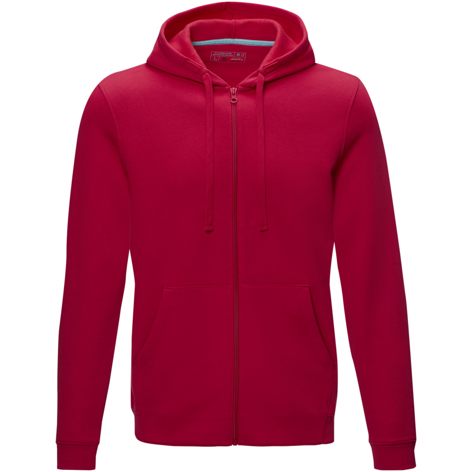Sudadera con capucha y cremallera completa de orgánico para hombre Ruby