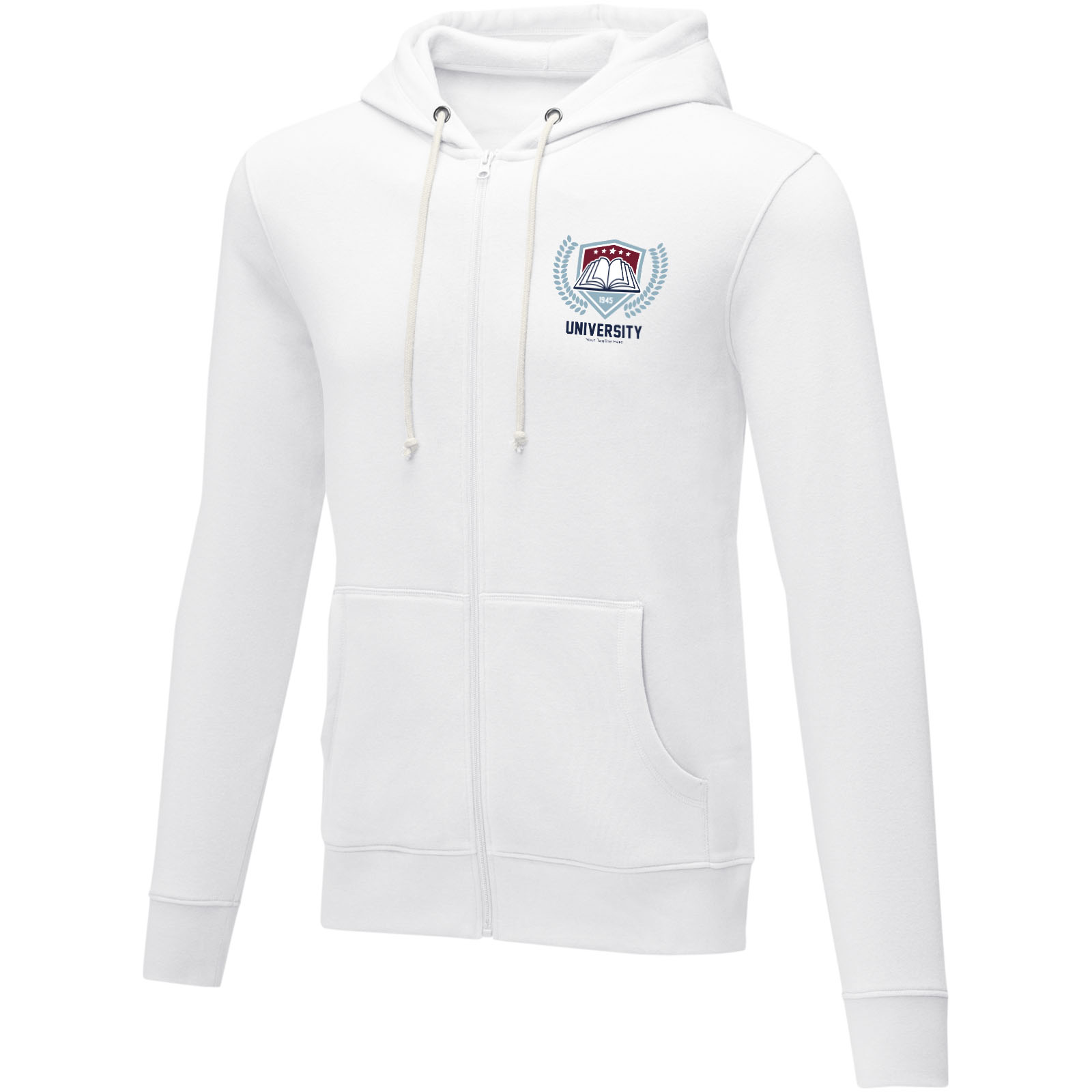 Sudadera con capucha y cremallera completa para hombre Theron