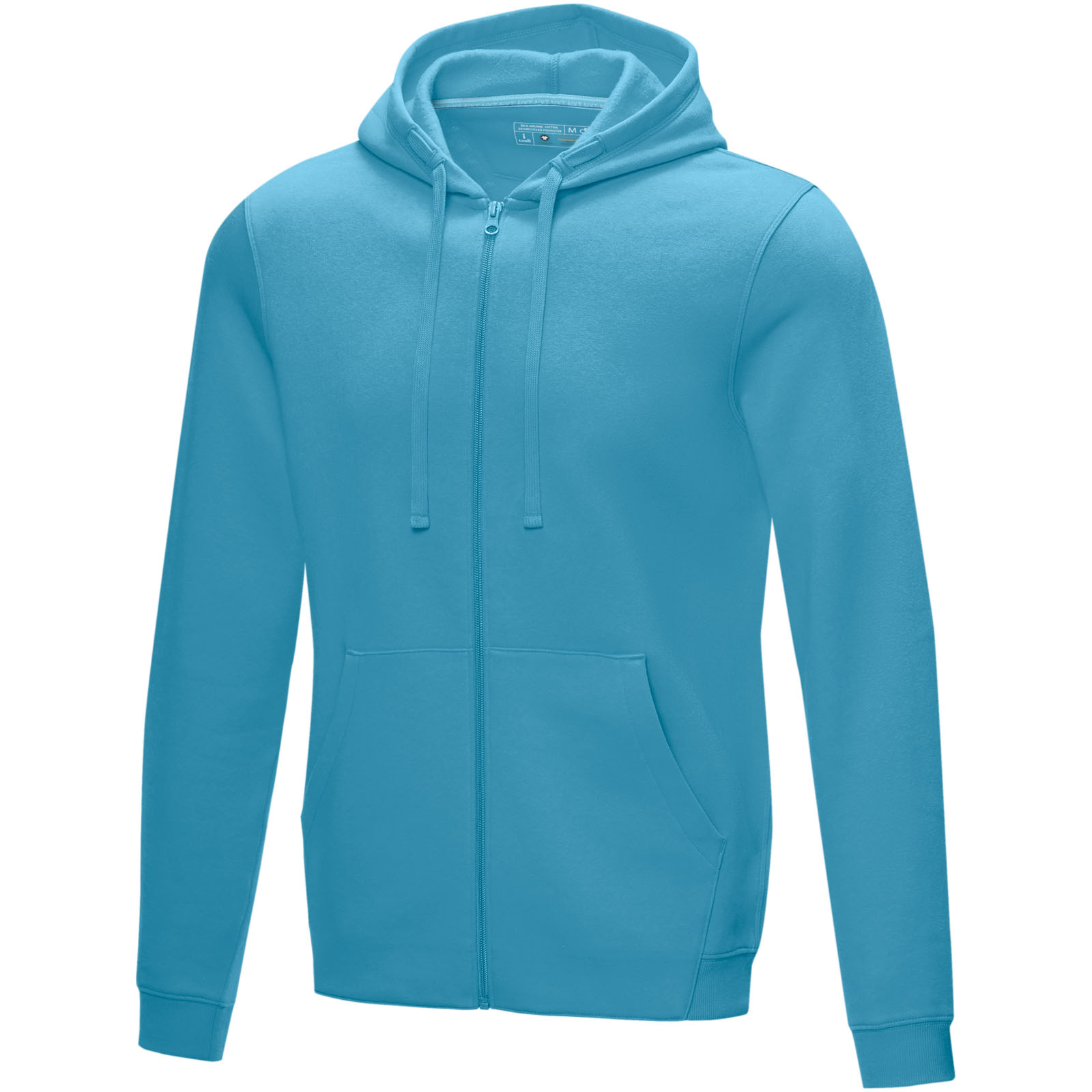 Sudadera con capucha y cremallera completa de orgánico para hombre Ruby