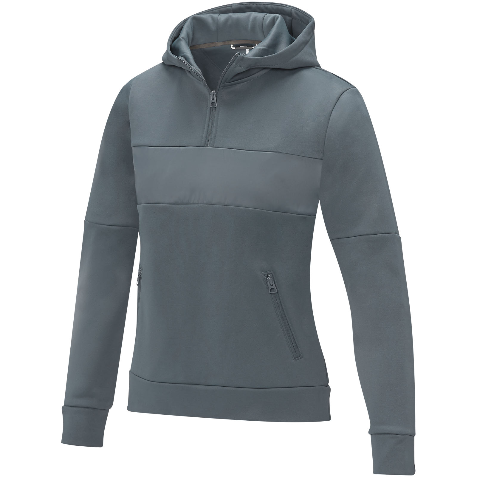 Sudadera anorak con capucha  con media cremallera para mujer Sayan