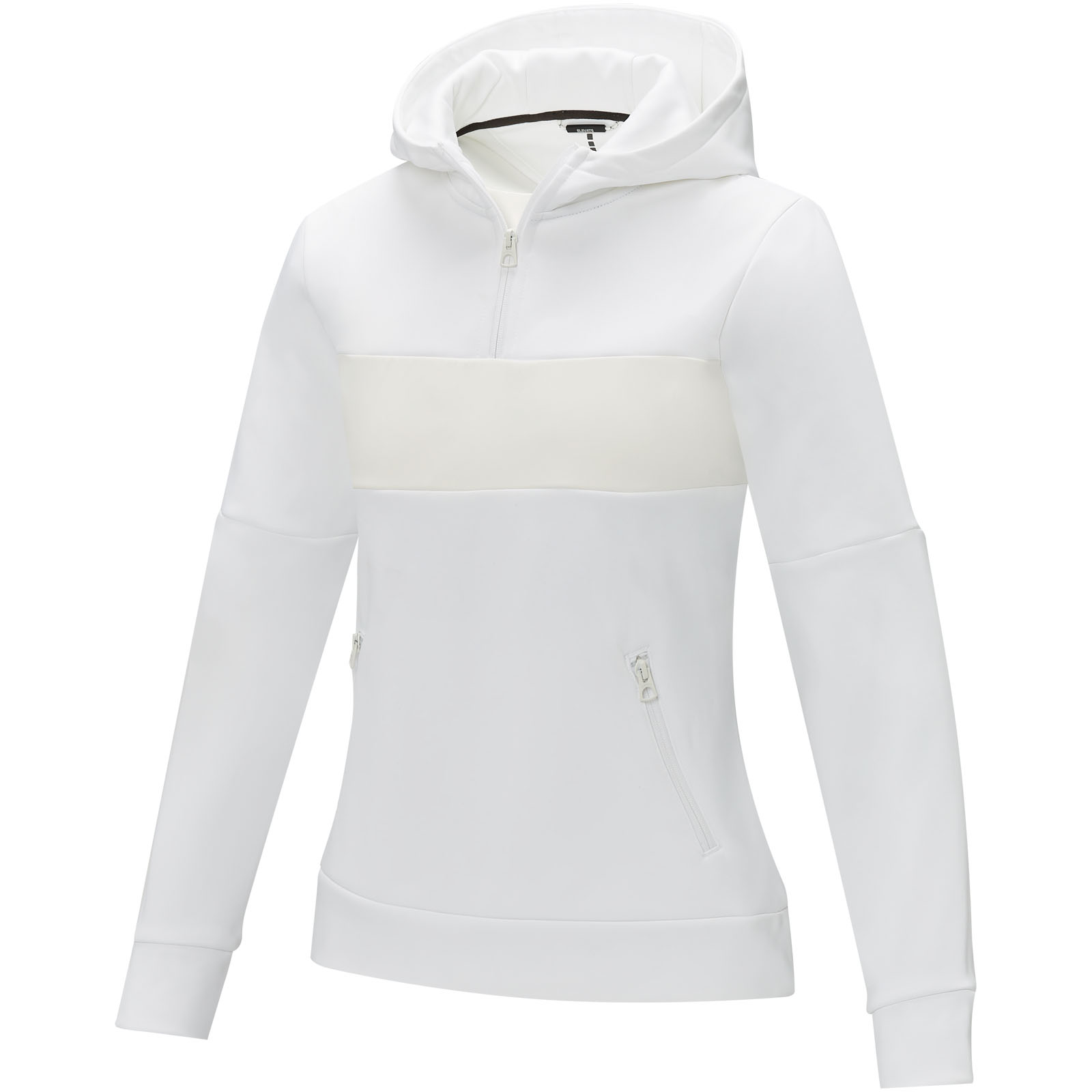 Sudadera anorak con capucha  con media cremallera para mujer Sayan