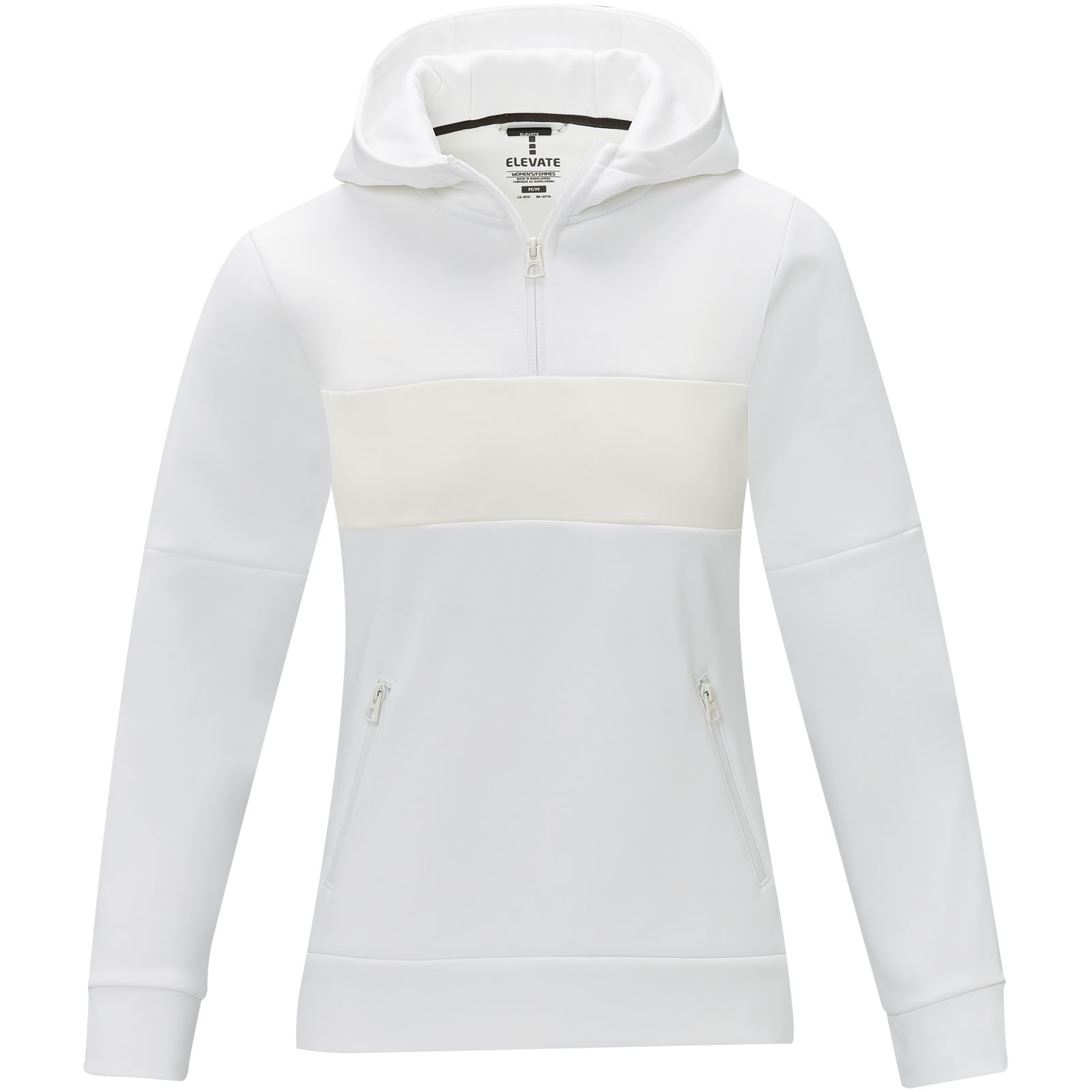 Sudadera anorak con capucha  con media cremallera para mujer Sayan