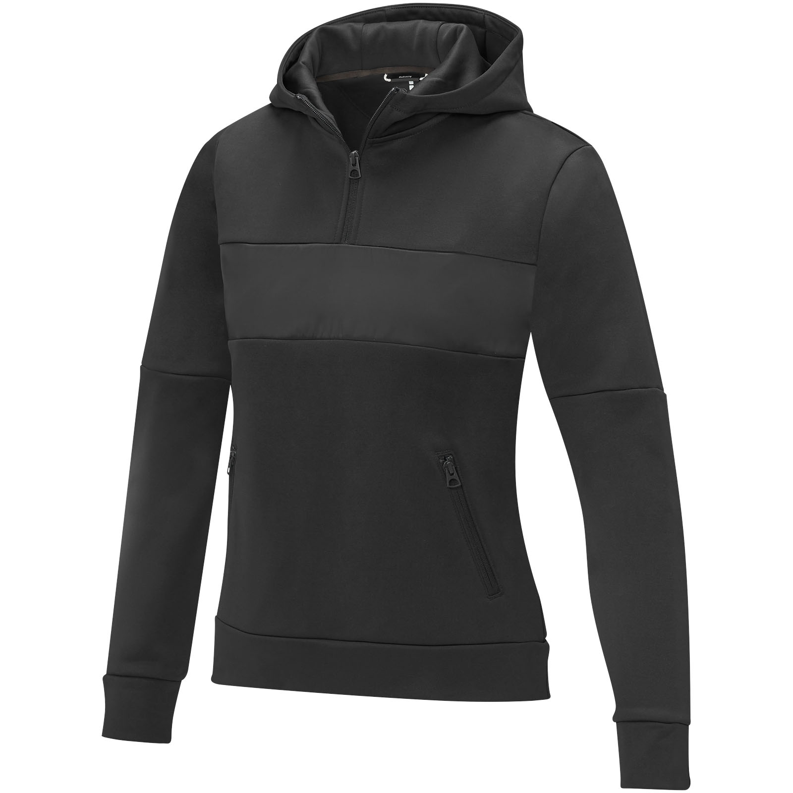 Sudadera anorak con capucha  con media cremallera para mujer Sayan