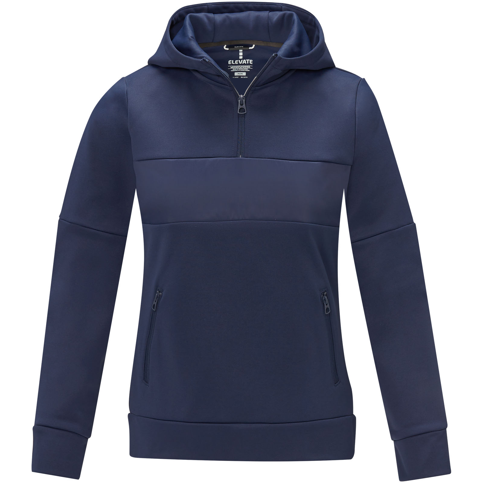Sudadera anorak con capucha  con media cremallera para mujer Sayan