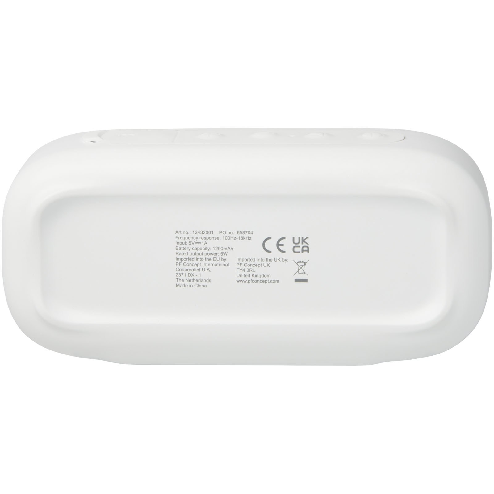 Altavoz Bluetooth® IPX5 de plástico reciclado de 5 W Stark 2.0