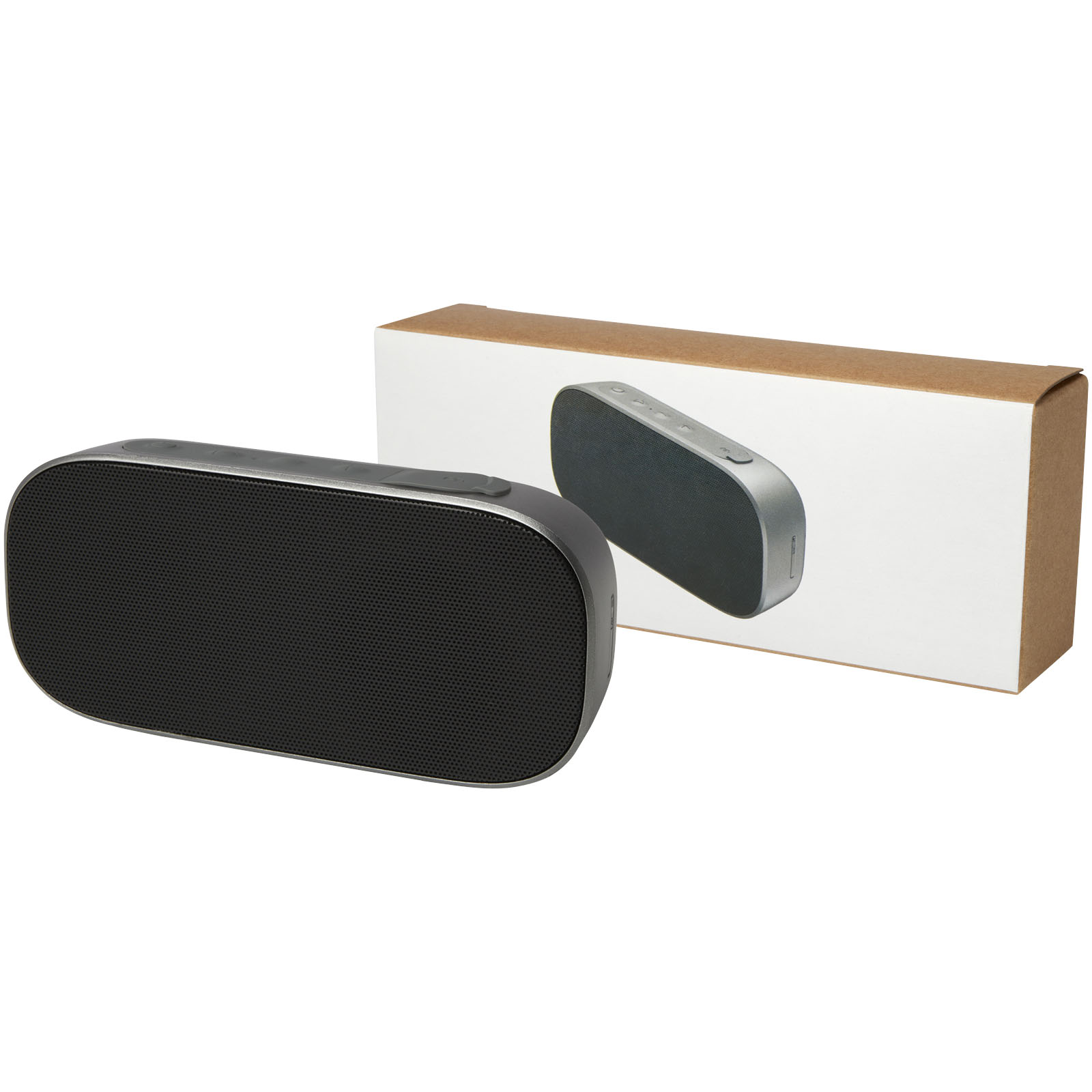 Altavoz Bluetooth® IPX5 de plástico reciclado de 5 W Stark 2.0