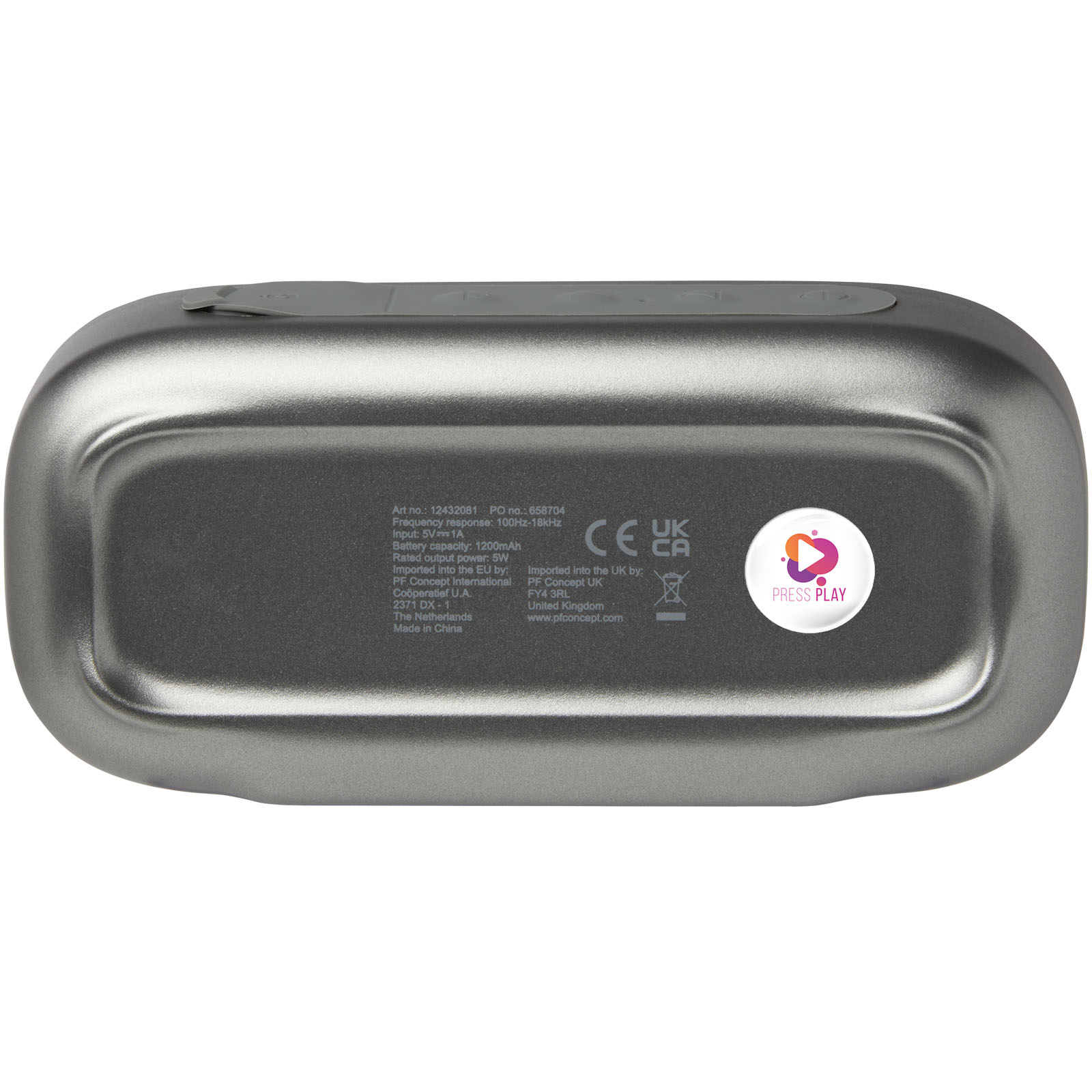 Altavoz Bluetooth® IPX5 de plástico reciclado de 5 W Stark 2.0