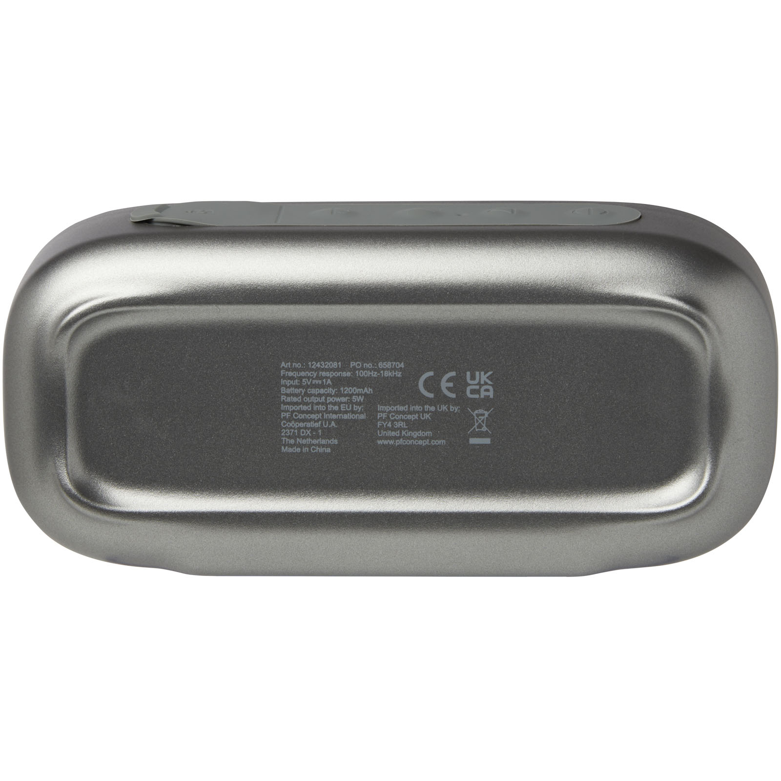 Altavoz Bluetooth® IPX5 de plástico reciclado de 5 W Stark 2.0