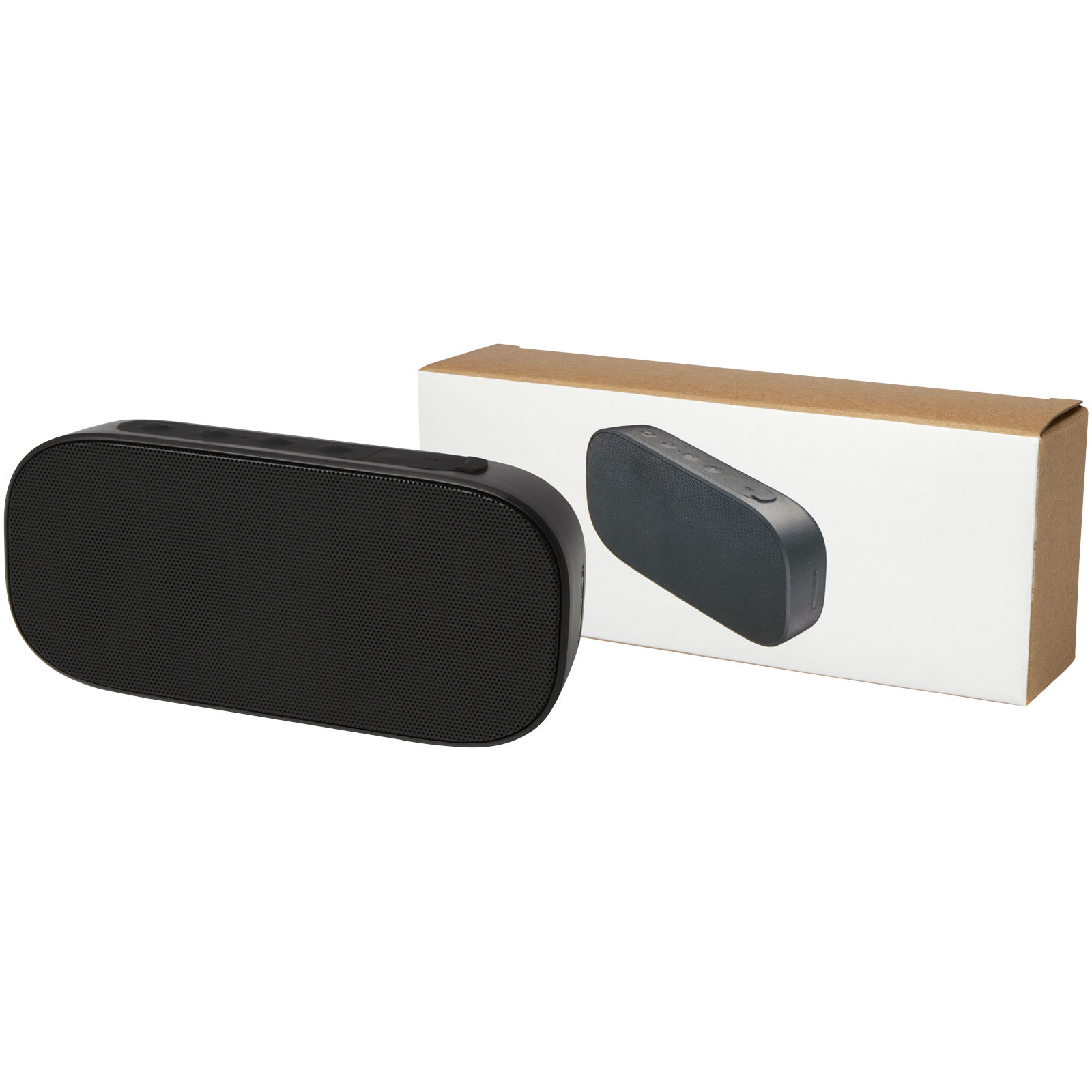 Altavoz Bluetooth® IPX5 de plástico reciclado de 5 W Stark 2.0