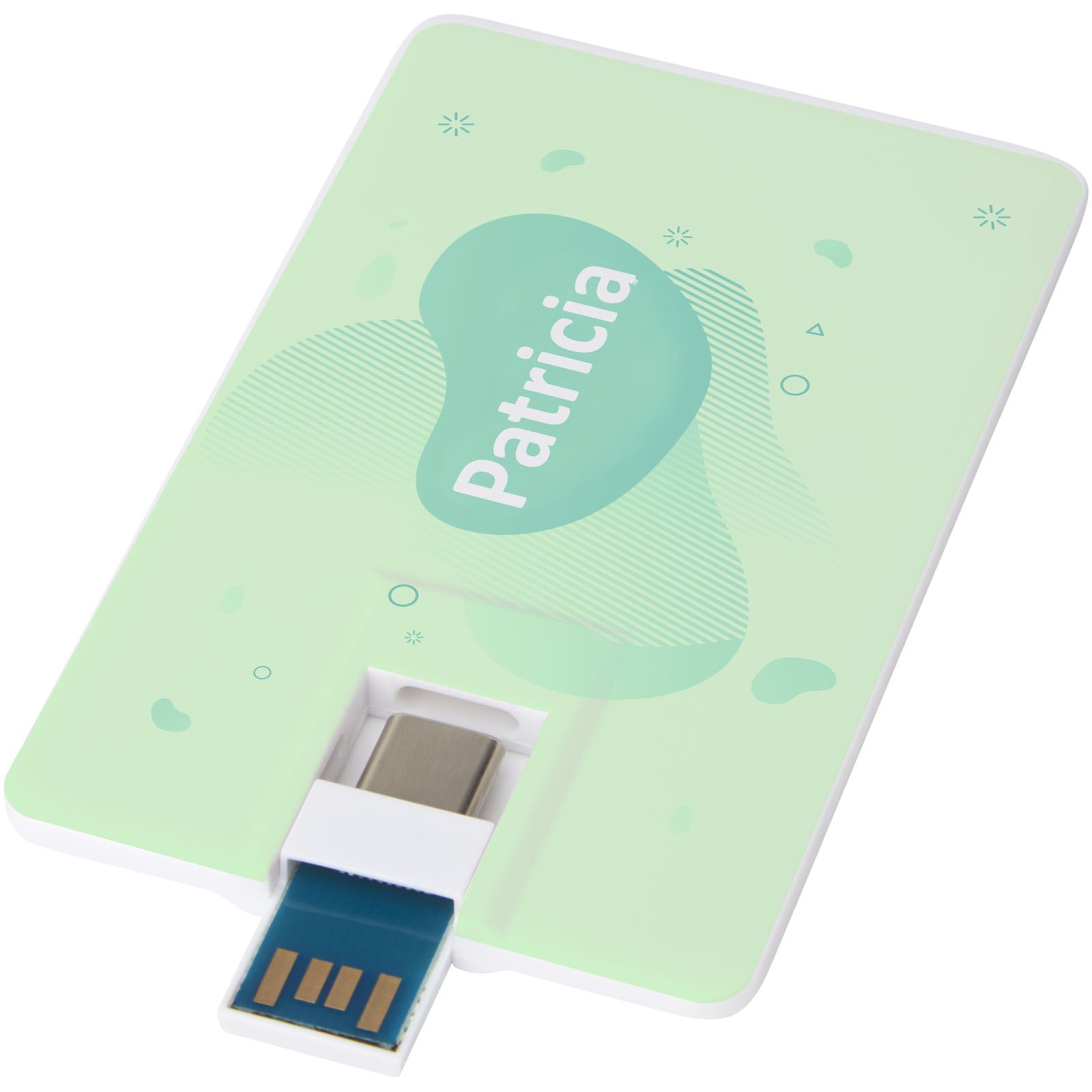 Memoria USB de 64 GB con tipo C y USB A 3.0 Duo slim