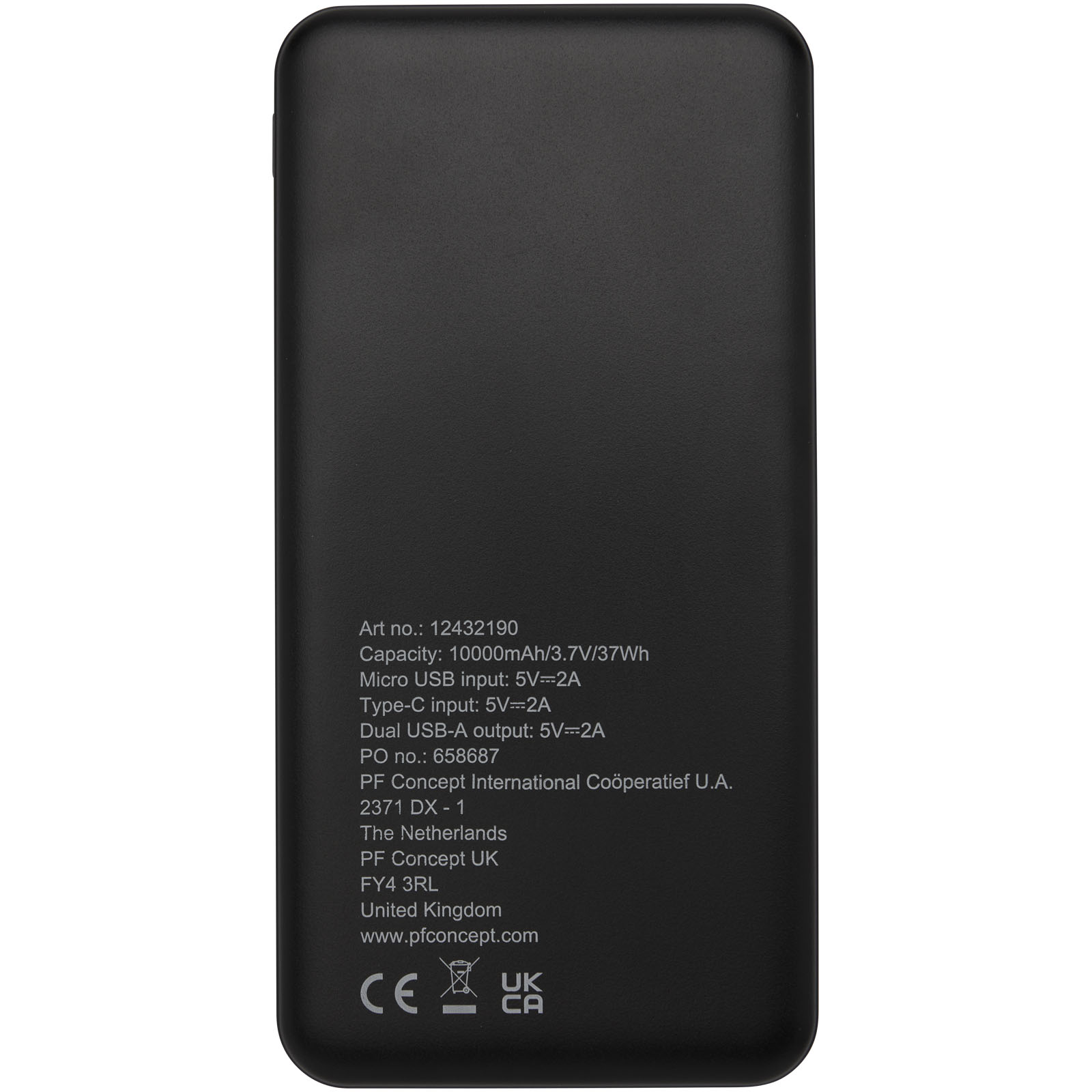 Batería externa de plástico reciclado de 10 000 mAh Loop