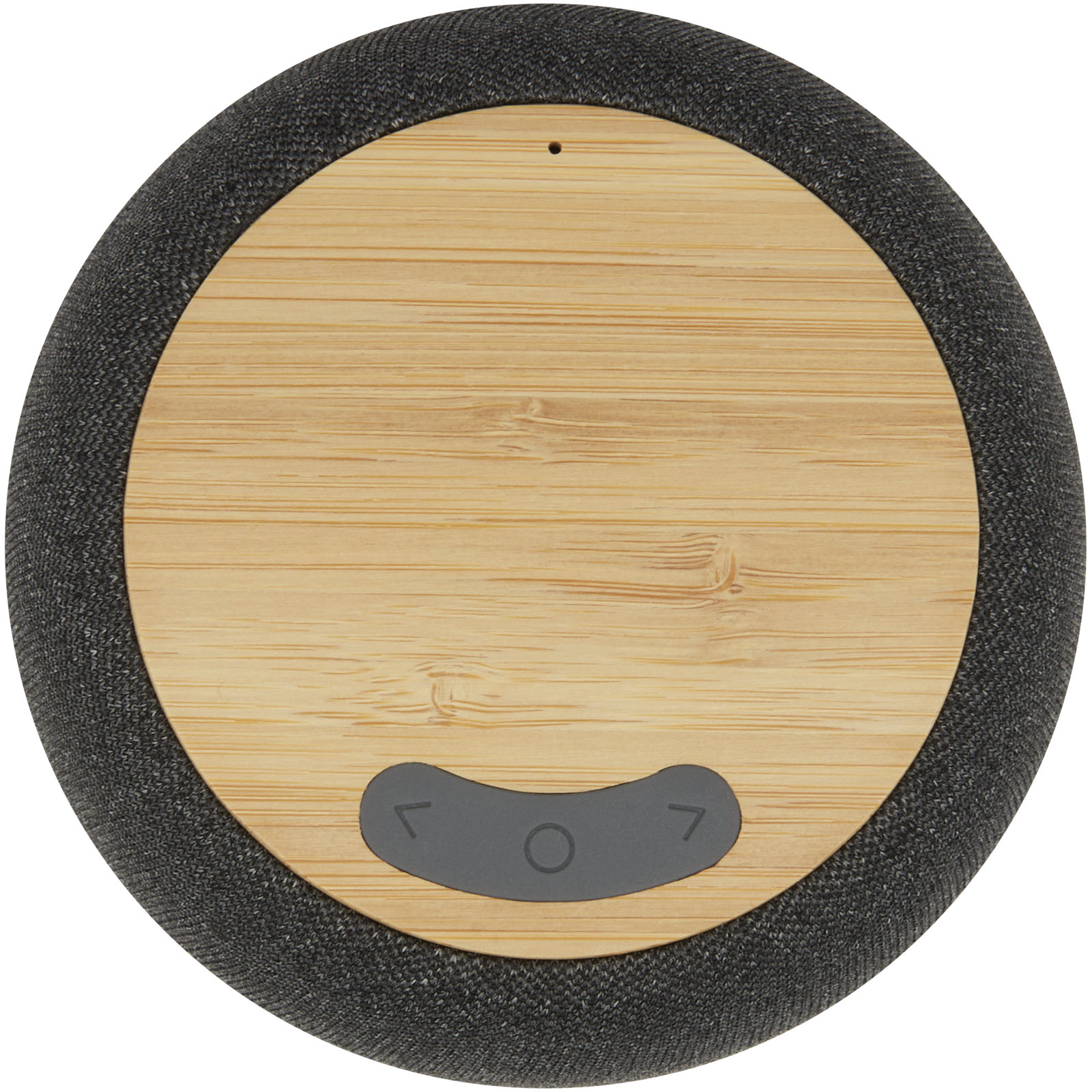 Altavoz de bambú/RPET Bluetooth® y base de carga inalámbrica Ecofiber