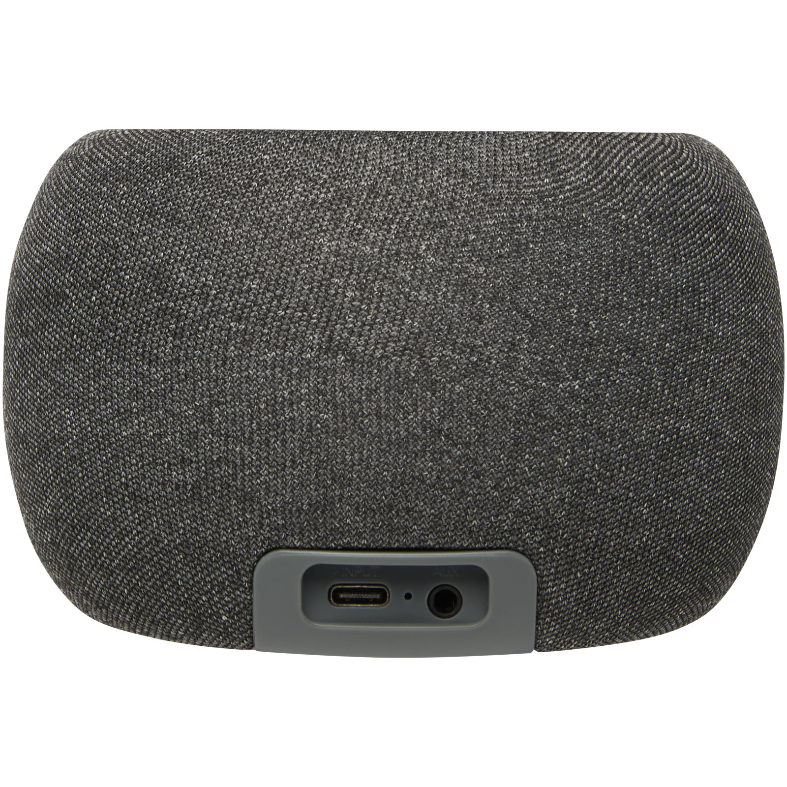 Altavoz de bambú/RPET Bluetooth® y base de carga inalámbrica Ecofiber