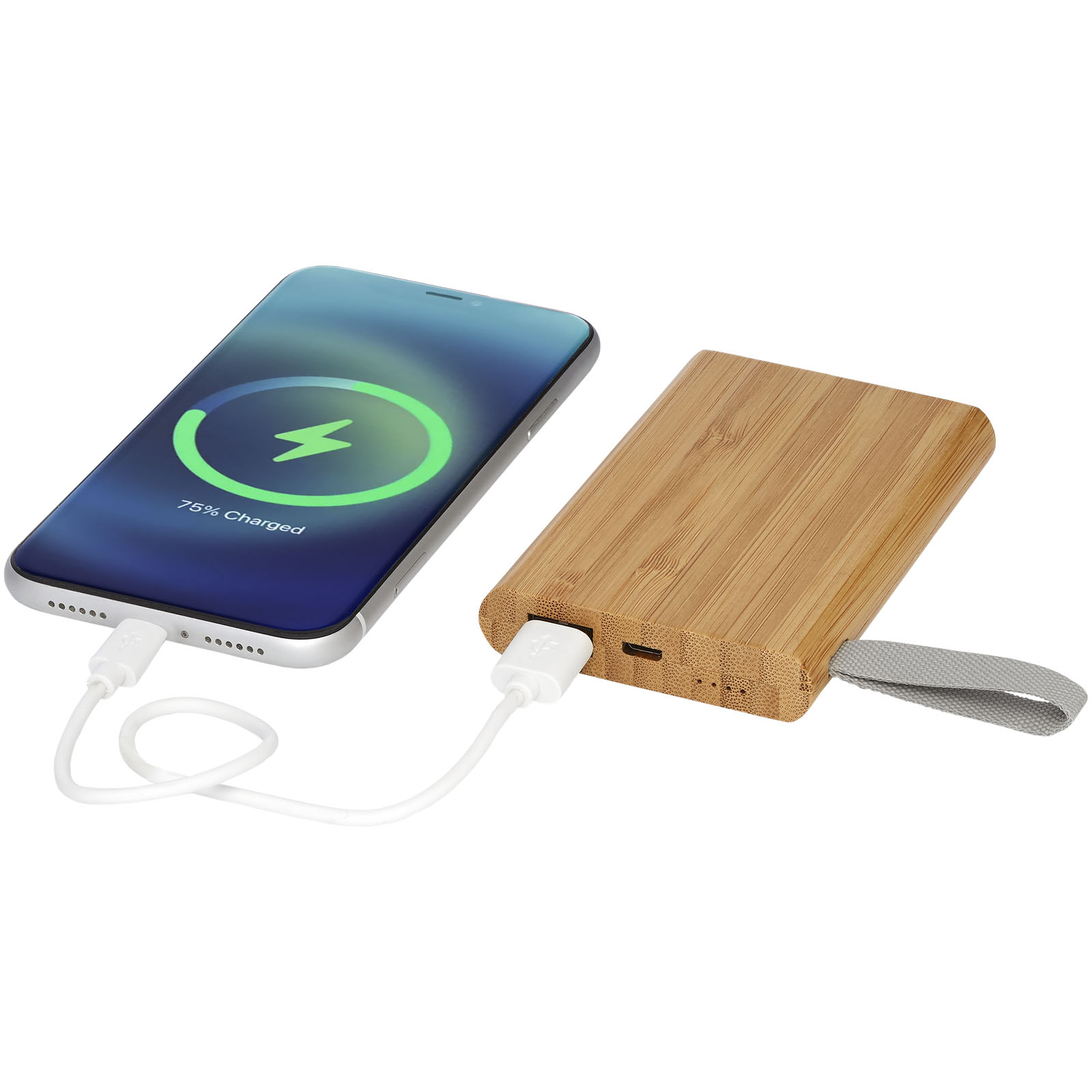 Batería externa de 5000 mAh de bambú Tulda