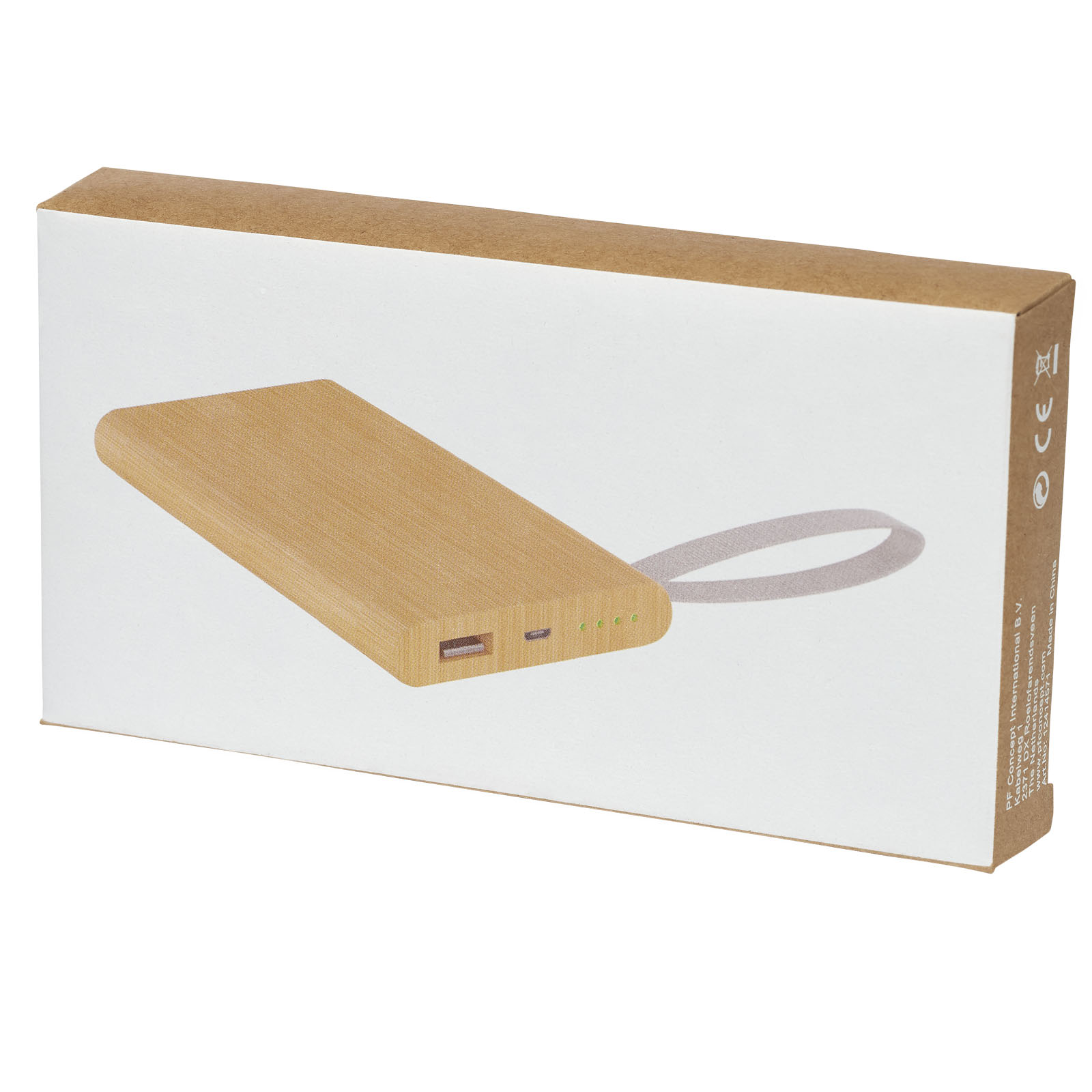 Batería externa de 5000 mAh de bambú Tulda