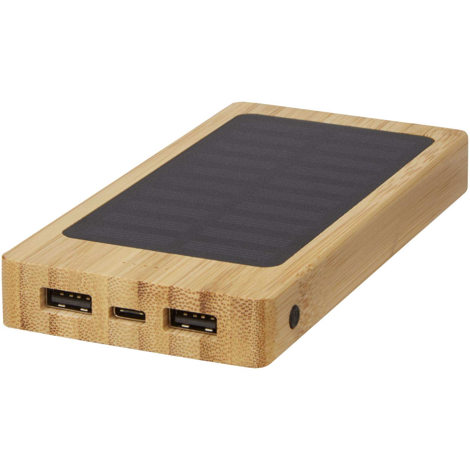 Batería externa solar de bambú de 8000 mAh Alata