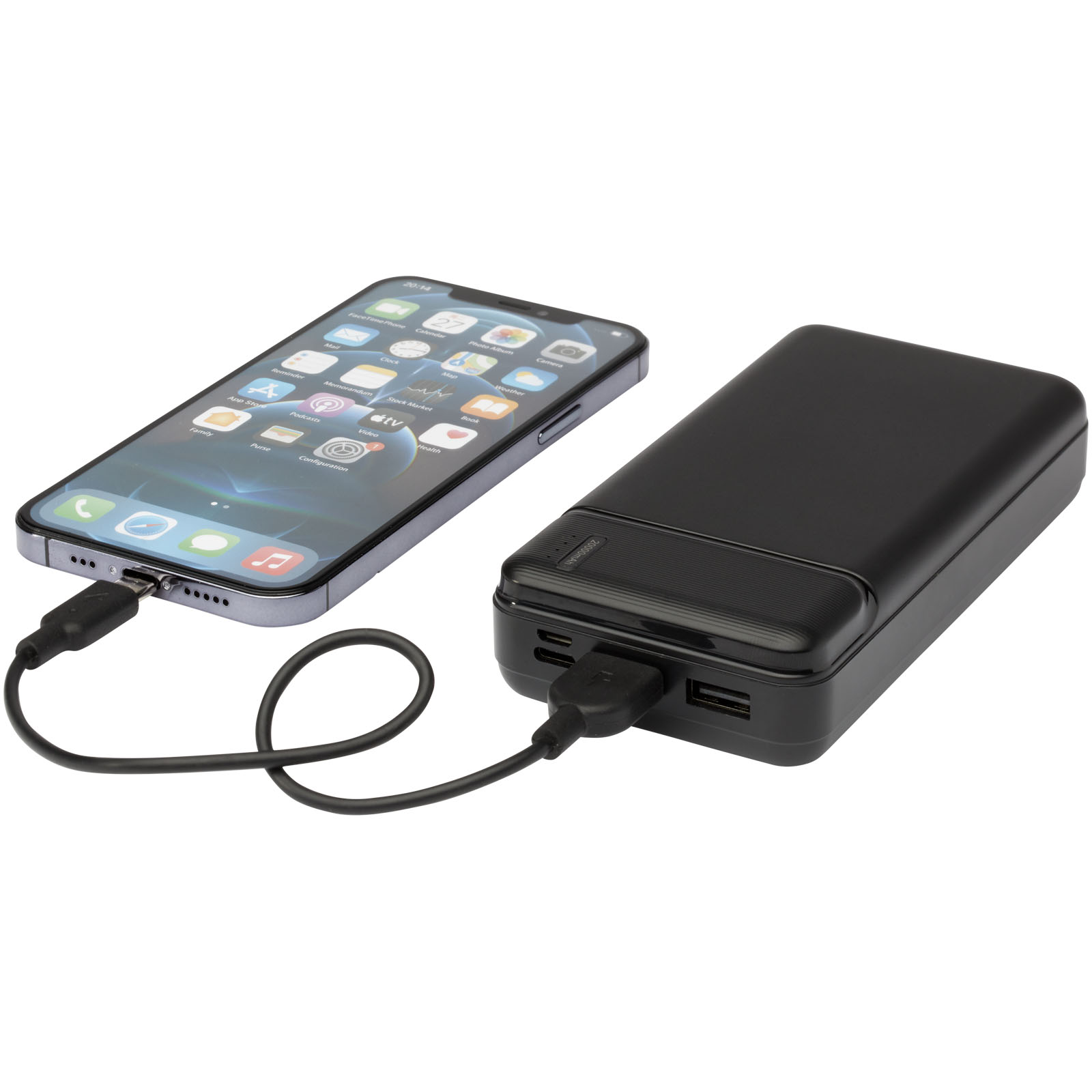 Batería externa de plástico reciclado de 20 000 mAh Loop