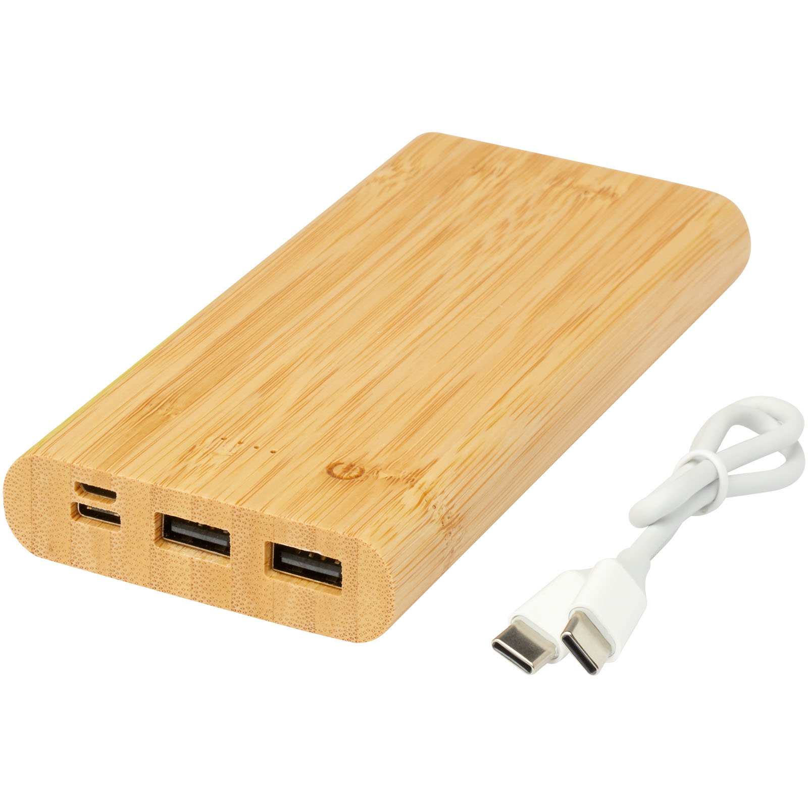 Batería externa de 10,000 mAh de bambú Tulda