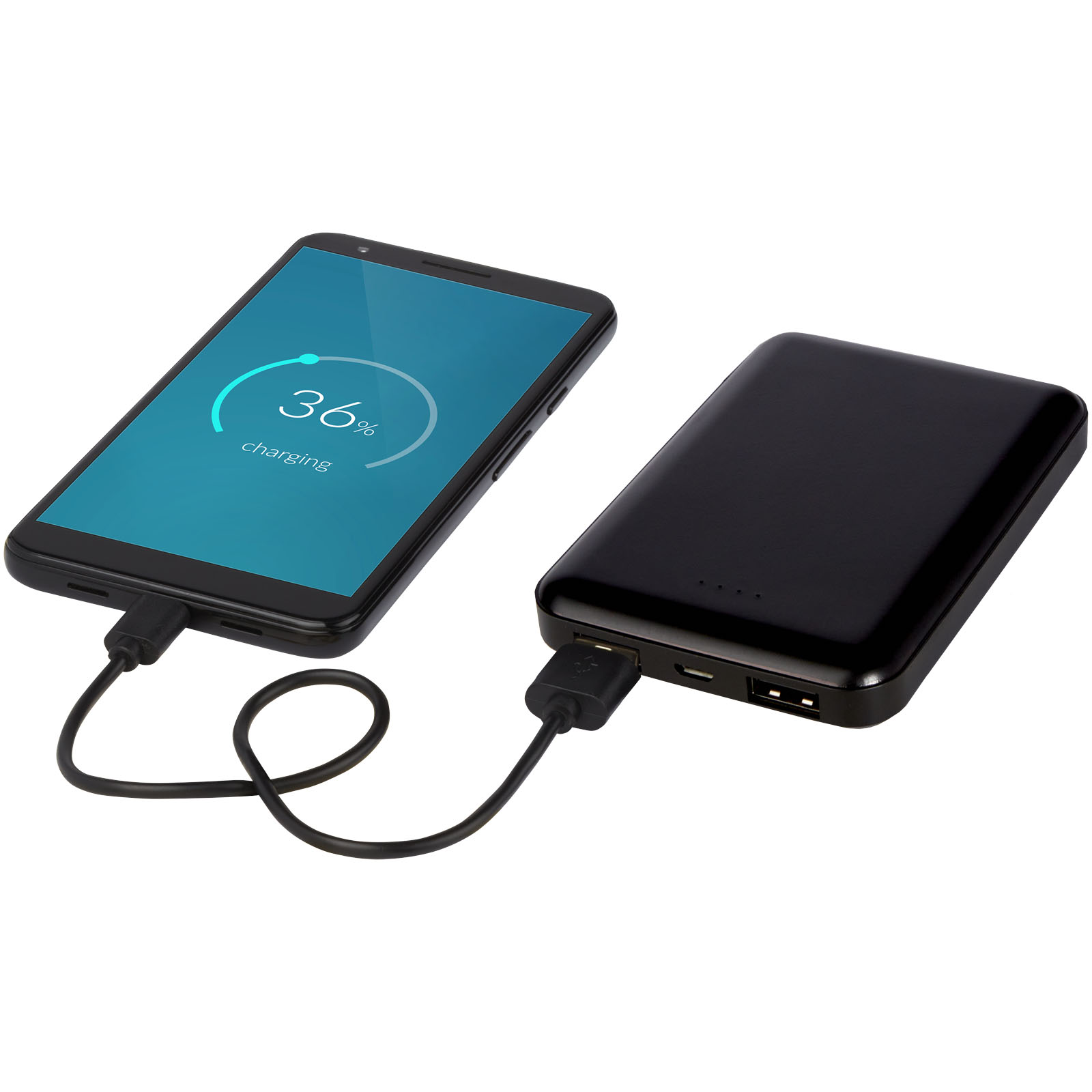 Batería externa retroiluminada ultradelgada de 5000 mAh Gleam