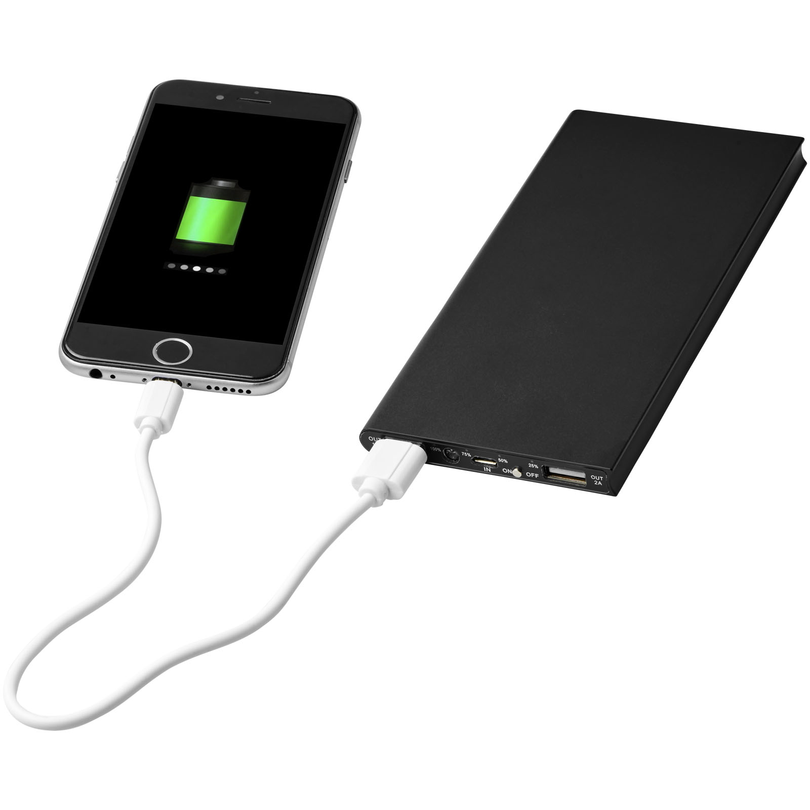 Batería externa de aluminio de 8000 mAh Plate