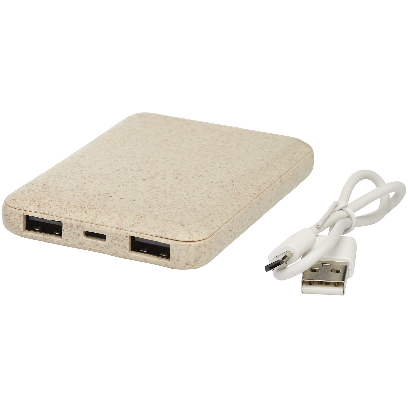 Batería externa de 5000 mAh de paja de trigo Asama