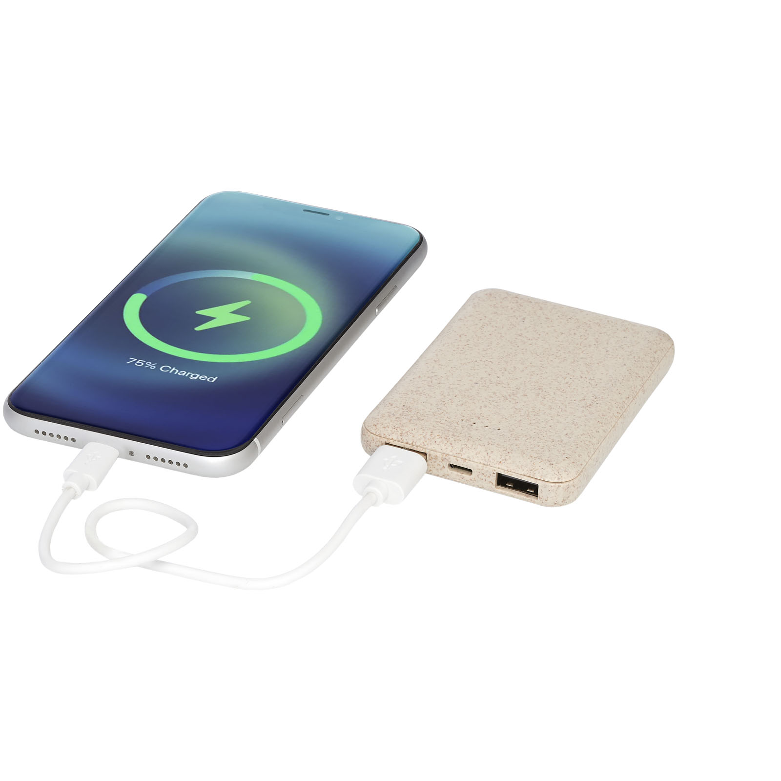 Batería externa de 5000 mAh de paja de trigo Asama
