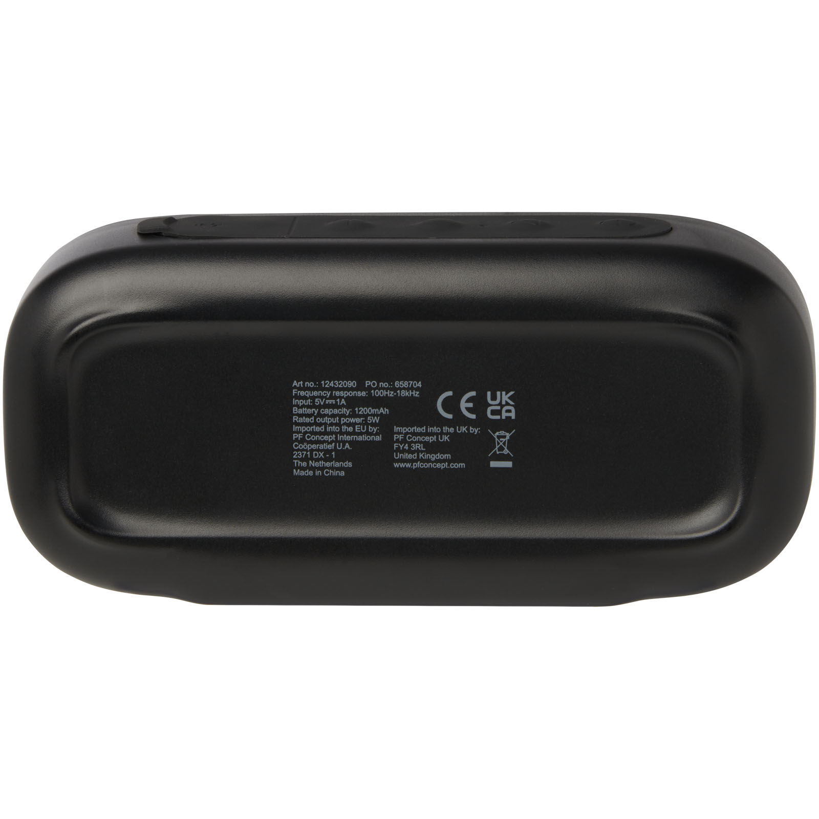 Altavoz Bluetooth® IPX5 de plástico reciclado de 5 W Stark 2.0