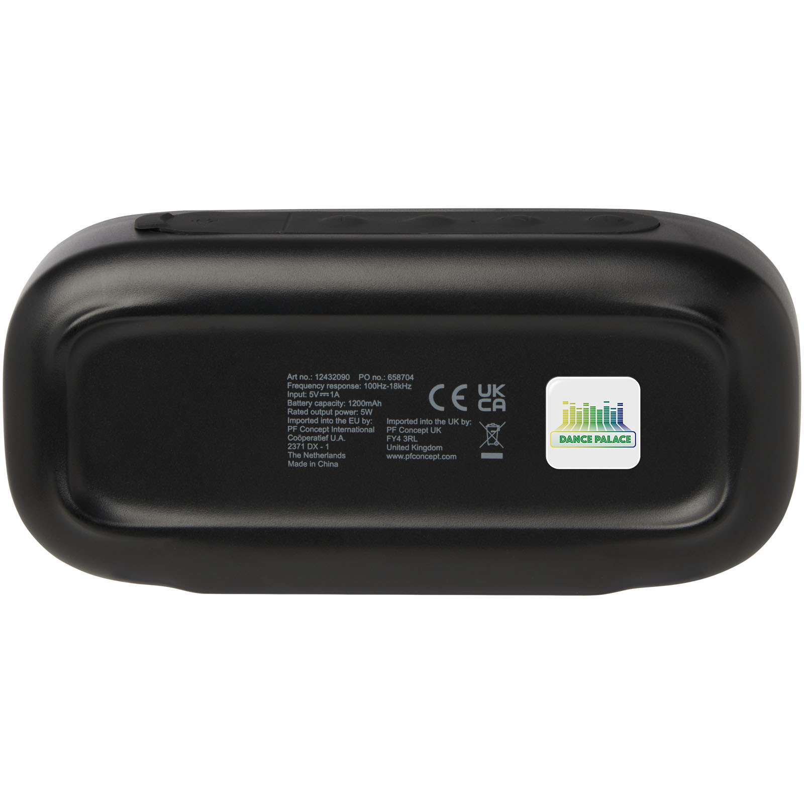 Altavoz Bluetooth® IPX5 de plástico reciclado de 5 W Stark 2.0