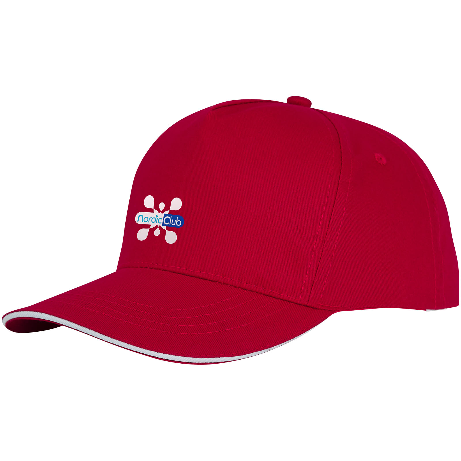 Gorra de 5 paneles con ribete Ceto